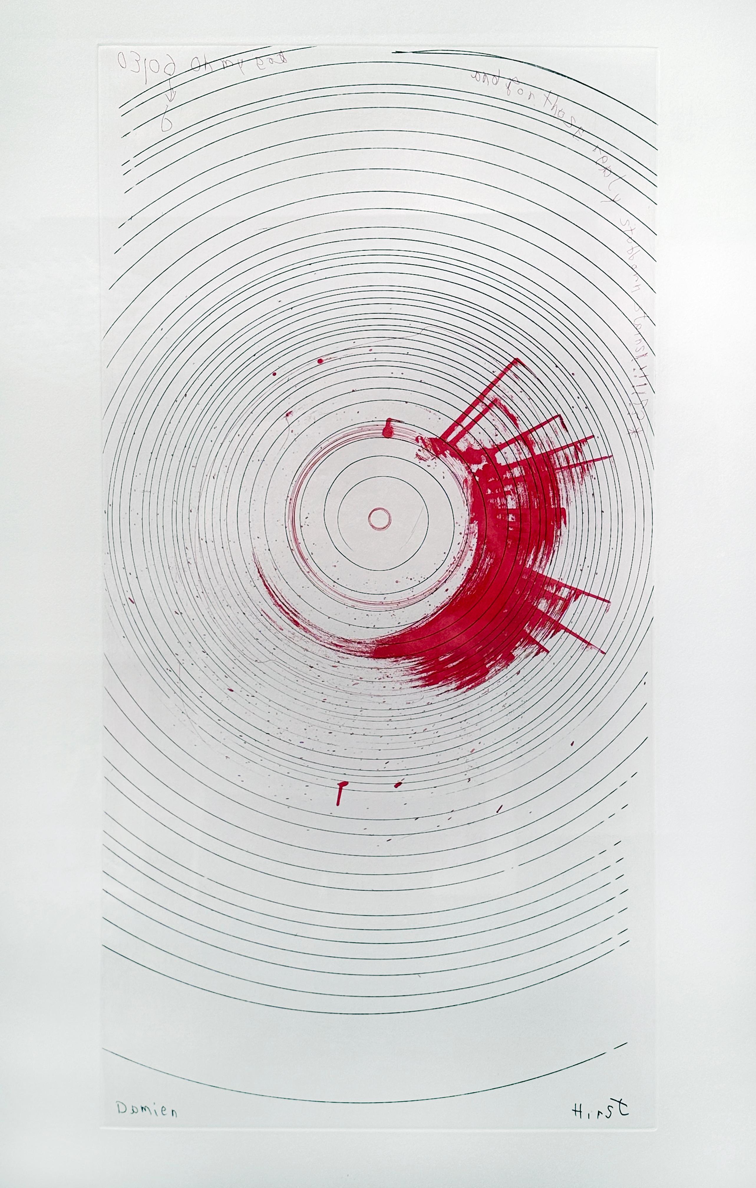 Oh my God and for those really stubborn stains - Gray Abstract Print by Damien Hirst