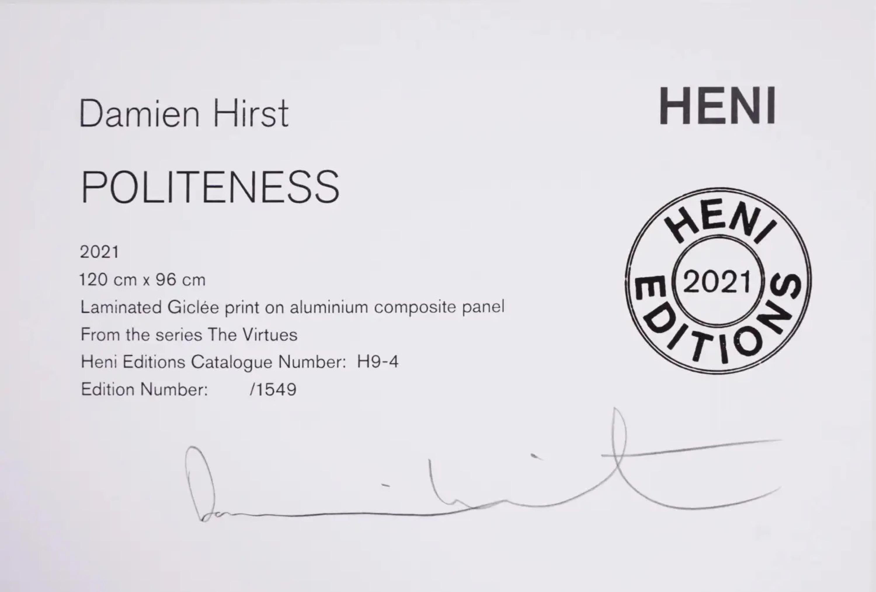 Politeness (The Virtues)  Damien Hirst Cherry Blossom Print For Sale 4