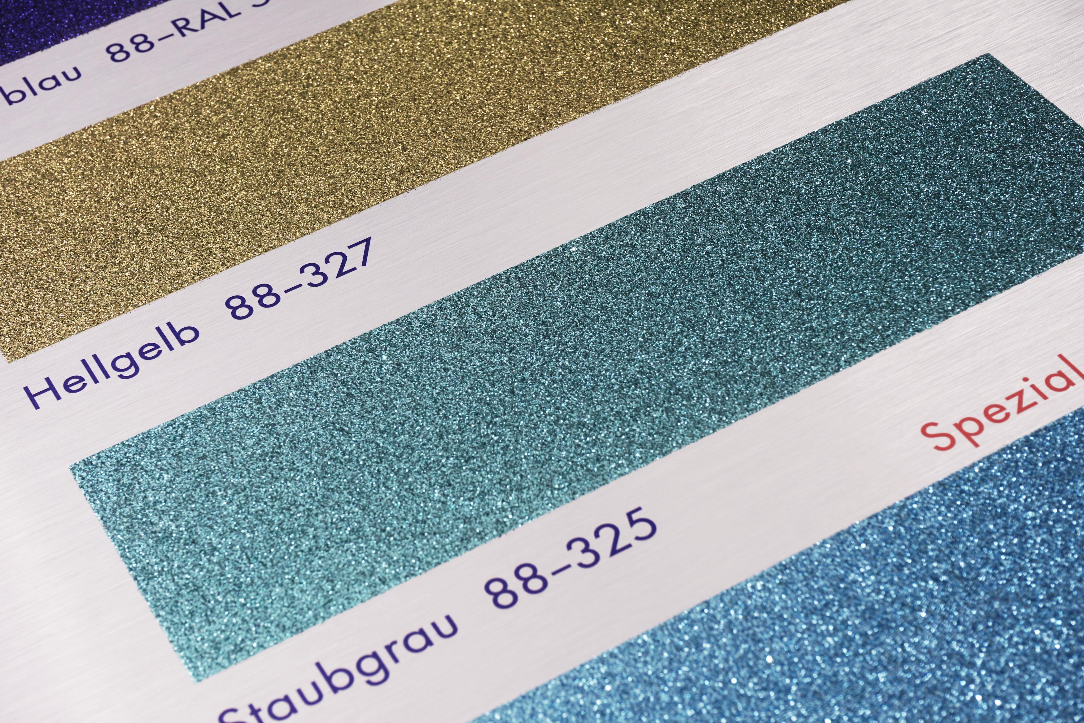 Pop Art Screen Print, 'Colour Chart' Aluminum Panel with Glitter, 2017 For Sale 2