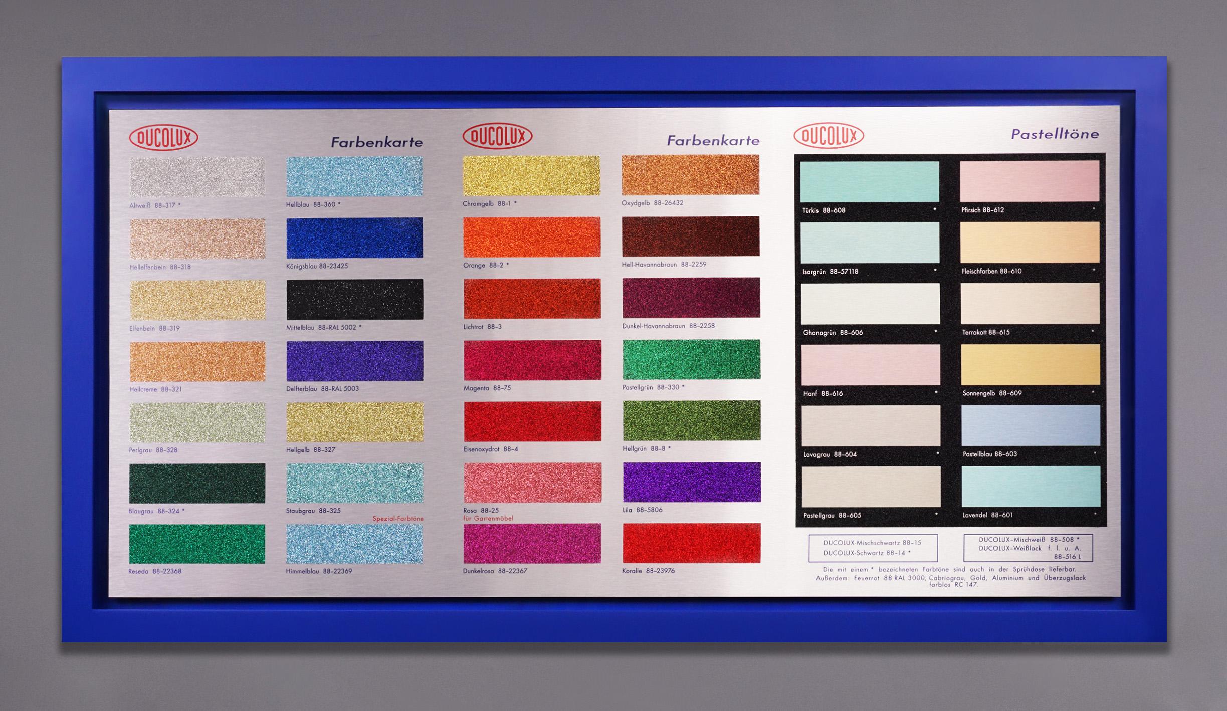 Pop Art Screen Print, 'Colour Chart' Aluminum Panel with Glitter, 2017 For Sale 3