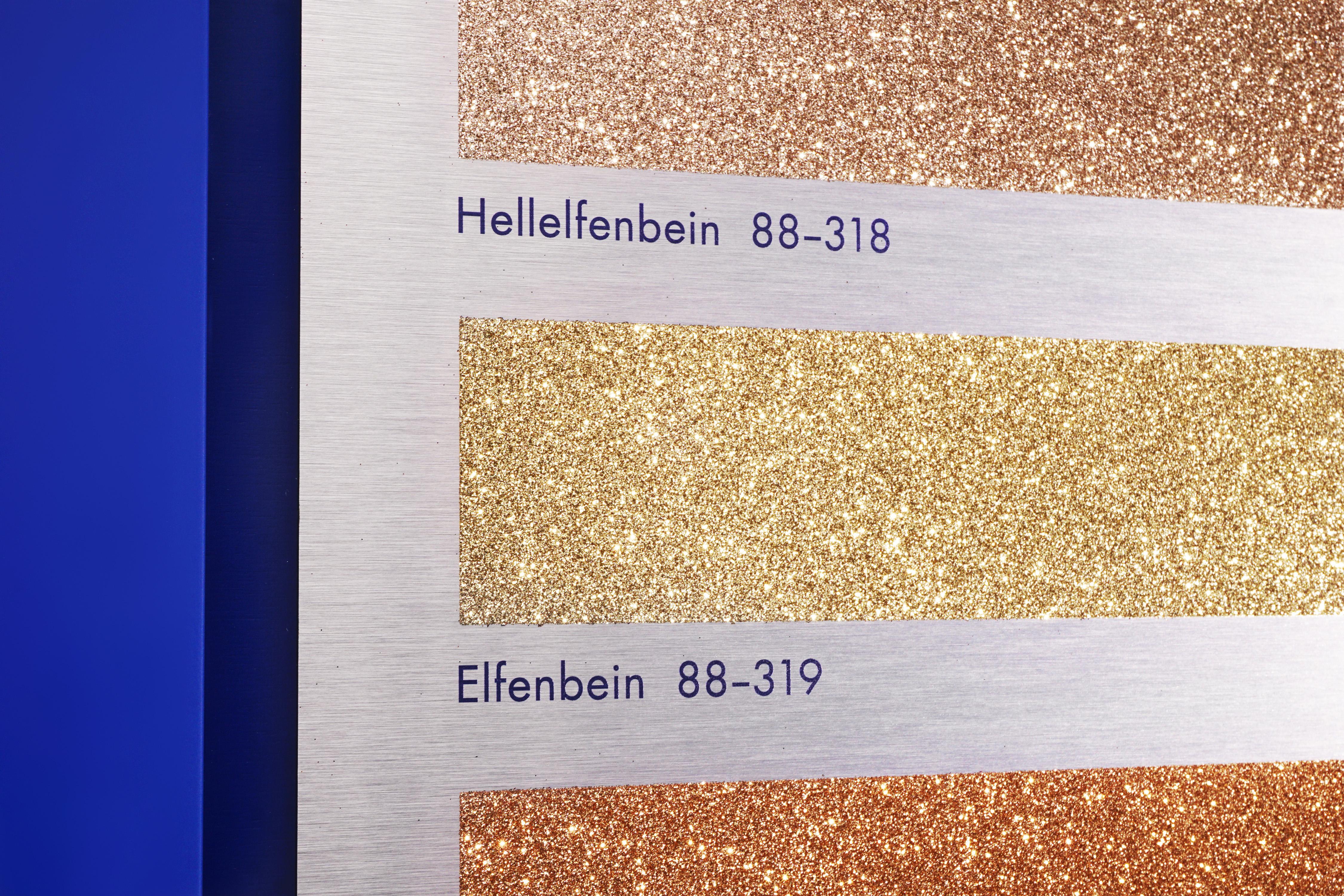 Pop Art Screen Print, 'Colour Chart' Aluminum Panel with Glitter, 2017 For Sale 6