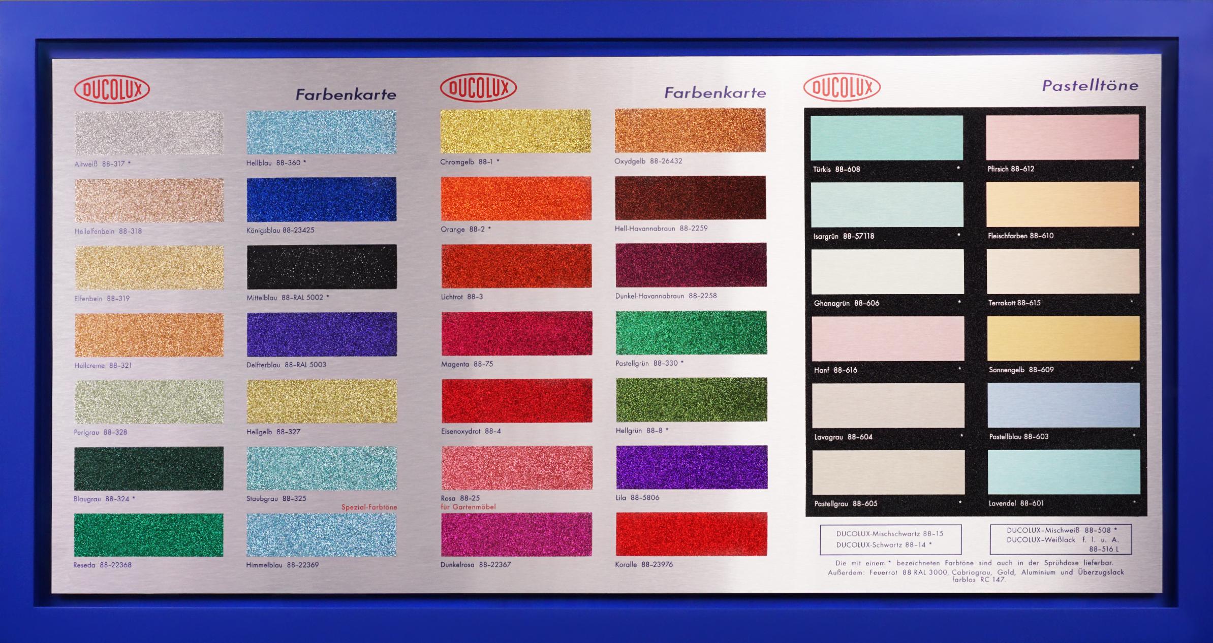 Pop Art Screen Print, 'Colour Chart' Aluminum Panel with Glitter, 2017