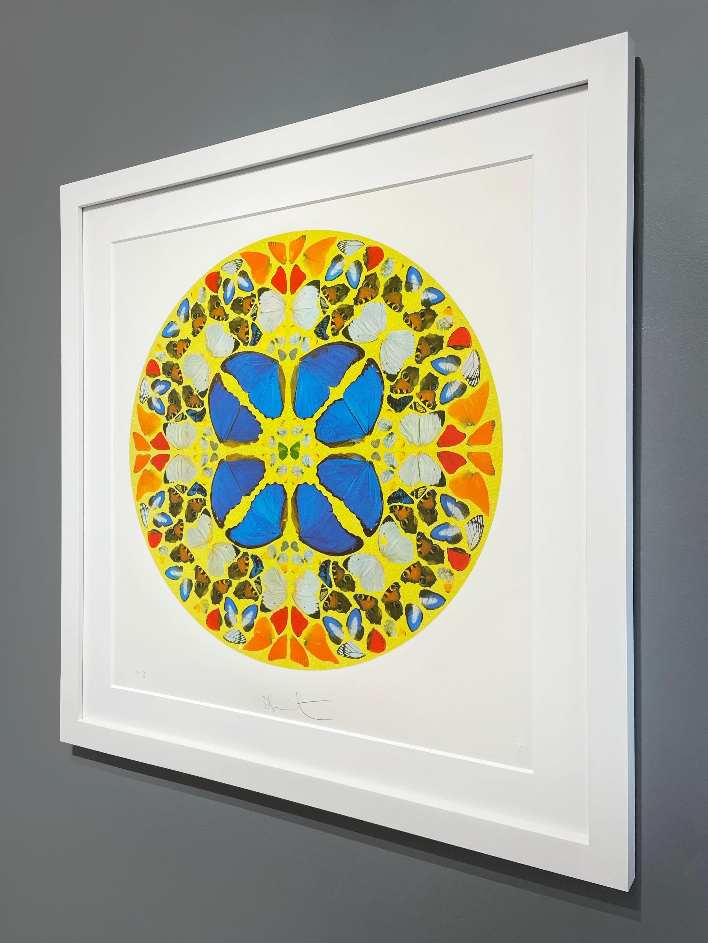 Artist:  Hirst, Damien
Title:  Psalm: Domine, Dominus noster
Series:  Psalm
Date:  2009
Medium:  Silkscreen with glazes and diamond dust, on wove paper
Unframed Dimensions:  29