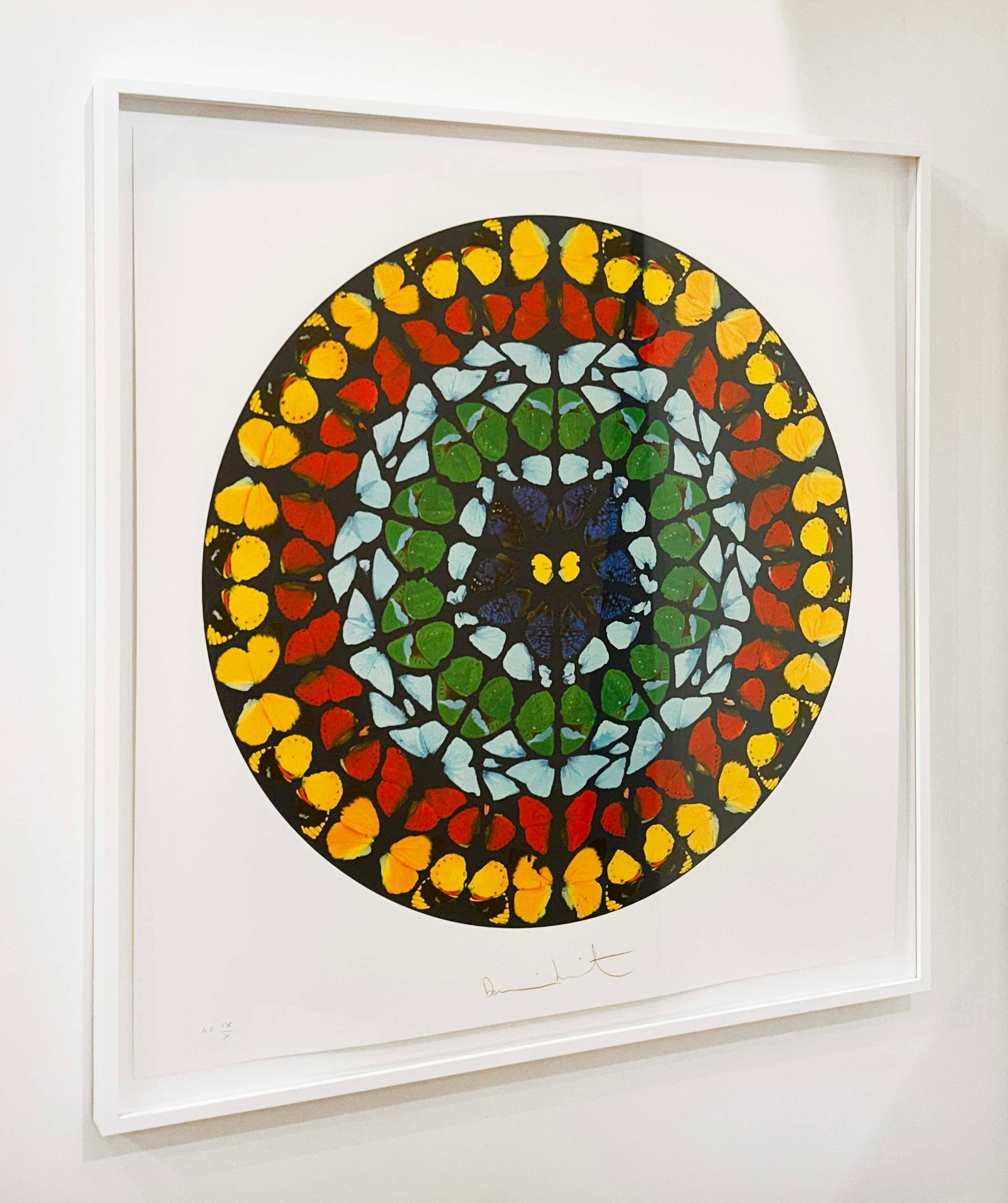 Artist:  Hirst, Damien
Title:  Psalm: Quare fremuerunt gentes? 
Series:  Psalm
Date:  2009
Medium:  Silkscreen with glaze
Unframed Dimensions:  29