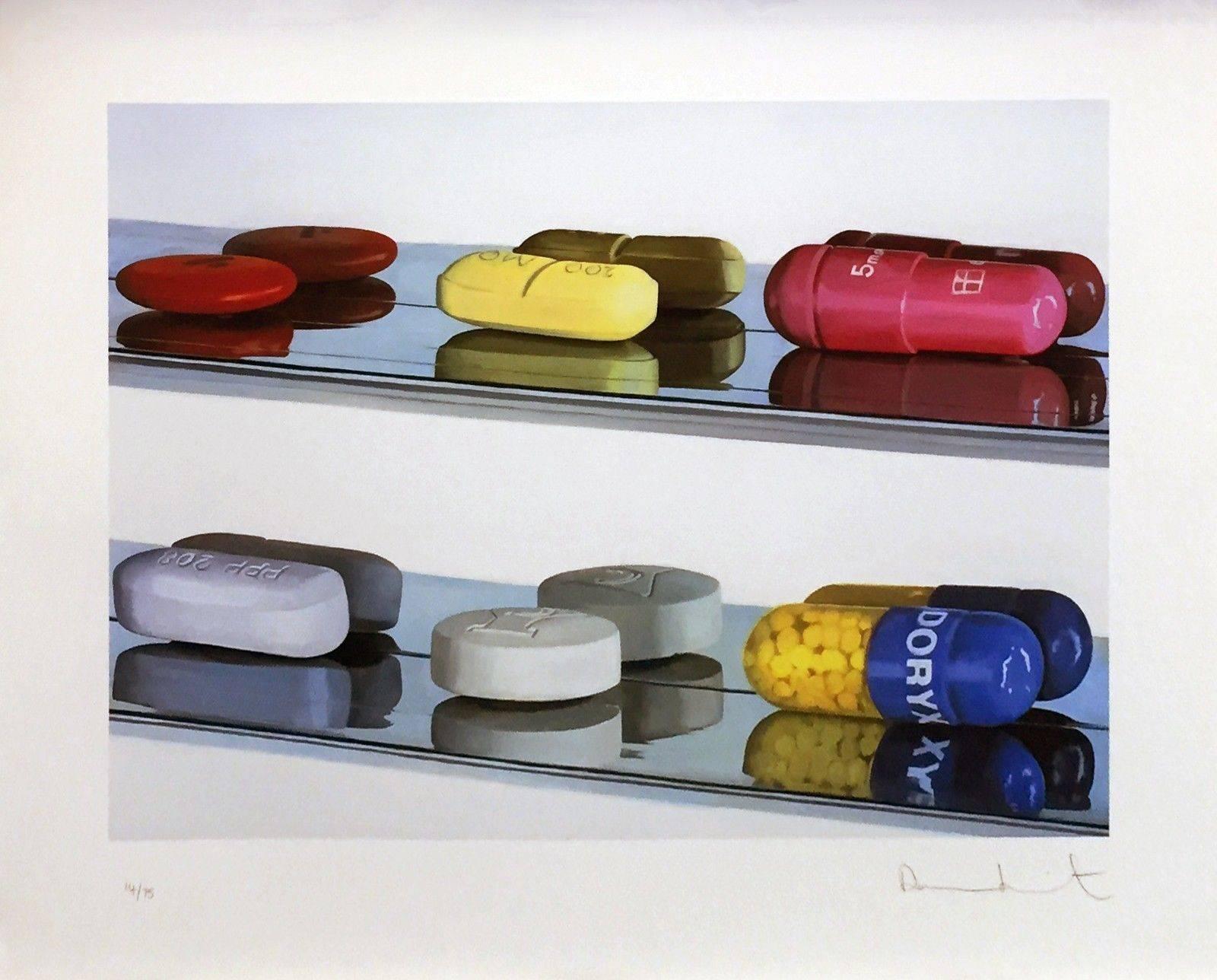 Damien Hirst Figurative Print - SIX PILLS (LARGE)