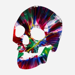 Skull Spin Painting