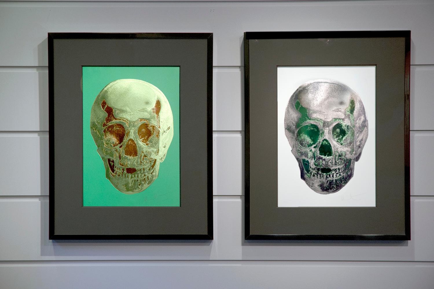 Skull, Green/Brown 1