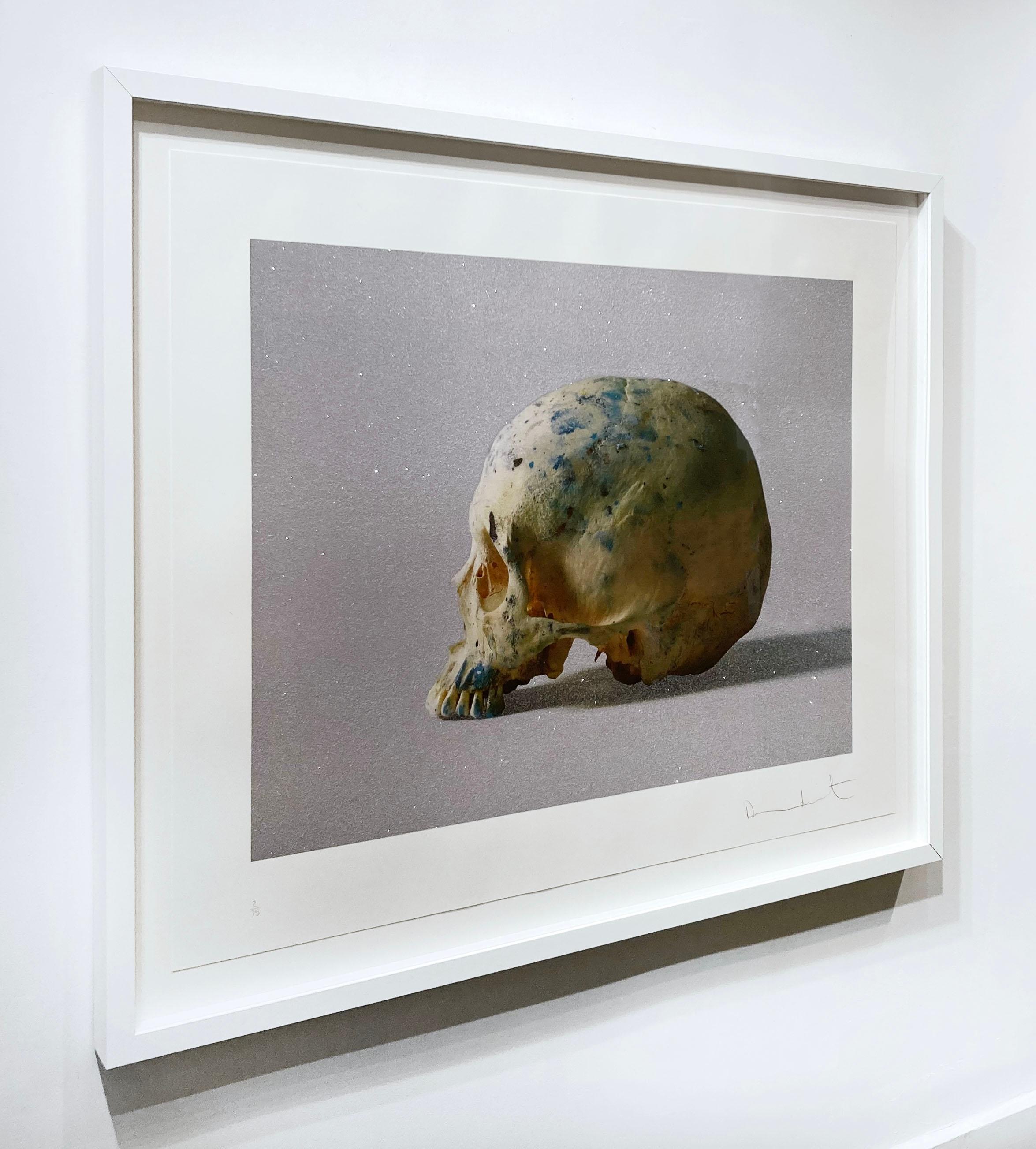 Studio Half Skull, half face (with diamond dust) 2