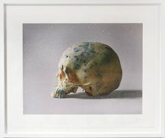 Studio Half Skull, half face (with diamond dust)