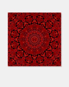 Suiko by Damien Hirst, The Empresses, Red Butterflies kaleidoscope effect