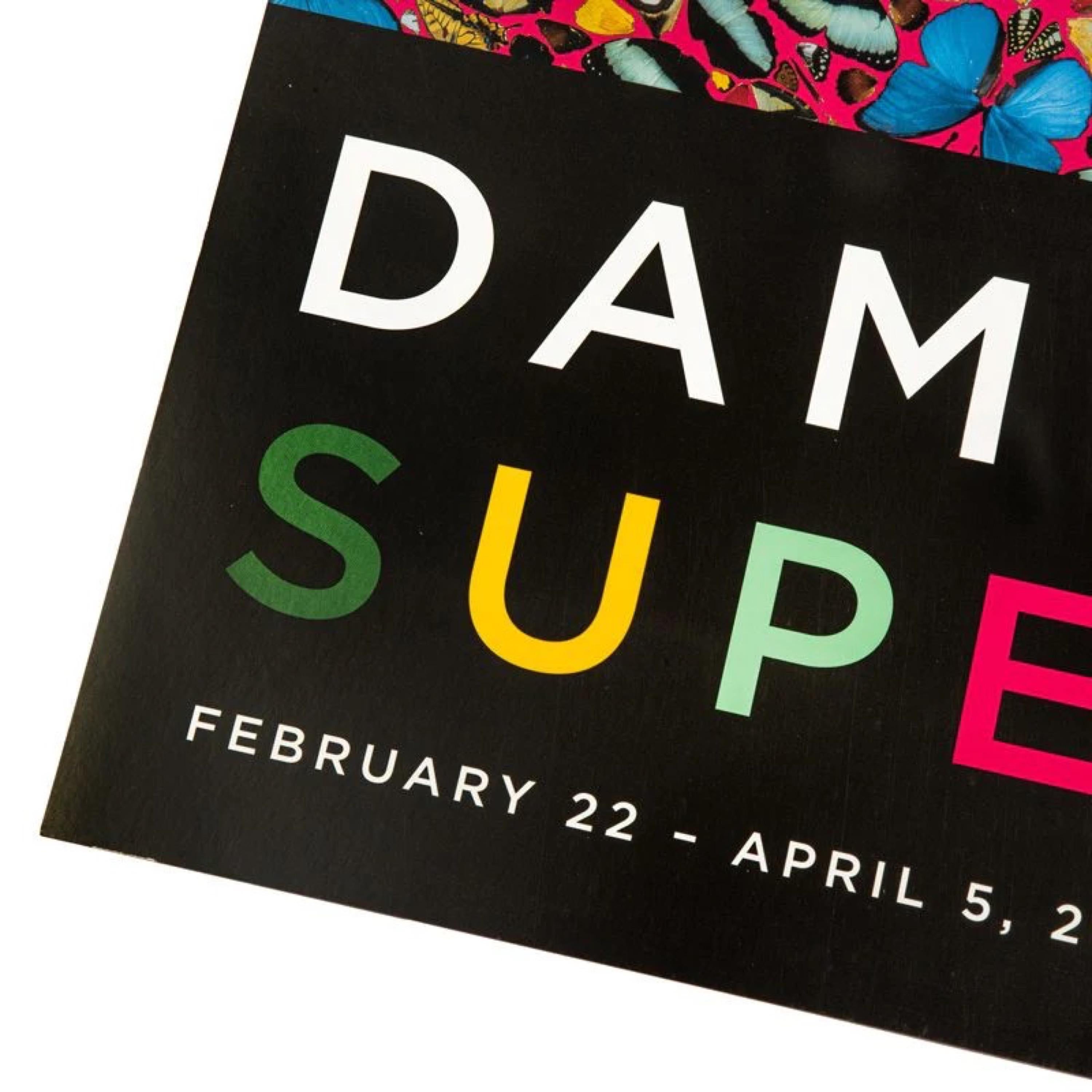 Damien Hirst, Superstición (enmarcada), 2007

Litografía offset sobre papel grueso semibrillante en colores

Tamaño sin enmarcar: 100 × 66 cm (39 2/5 × 26 pulg.)
Tamaño enmarcado: 105 × 71 cm (41,33 × 27,95 pulg.)

Cartel de exposición original