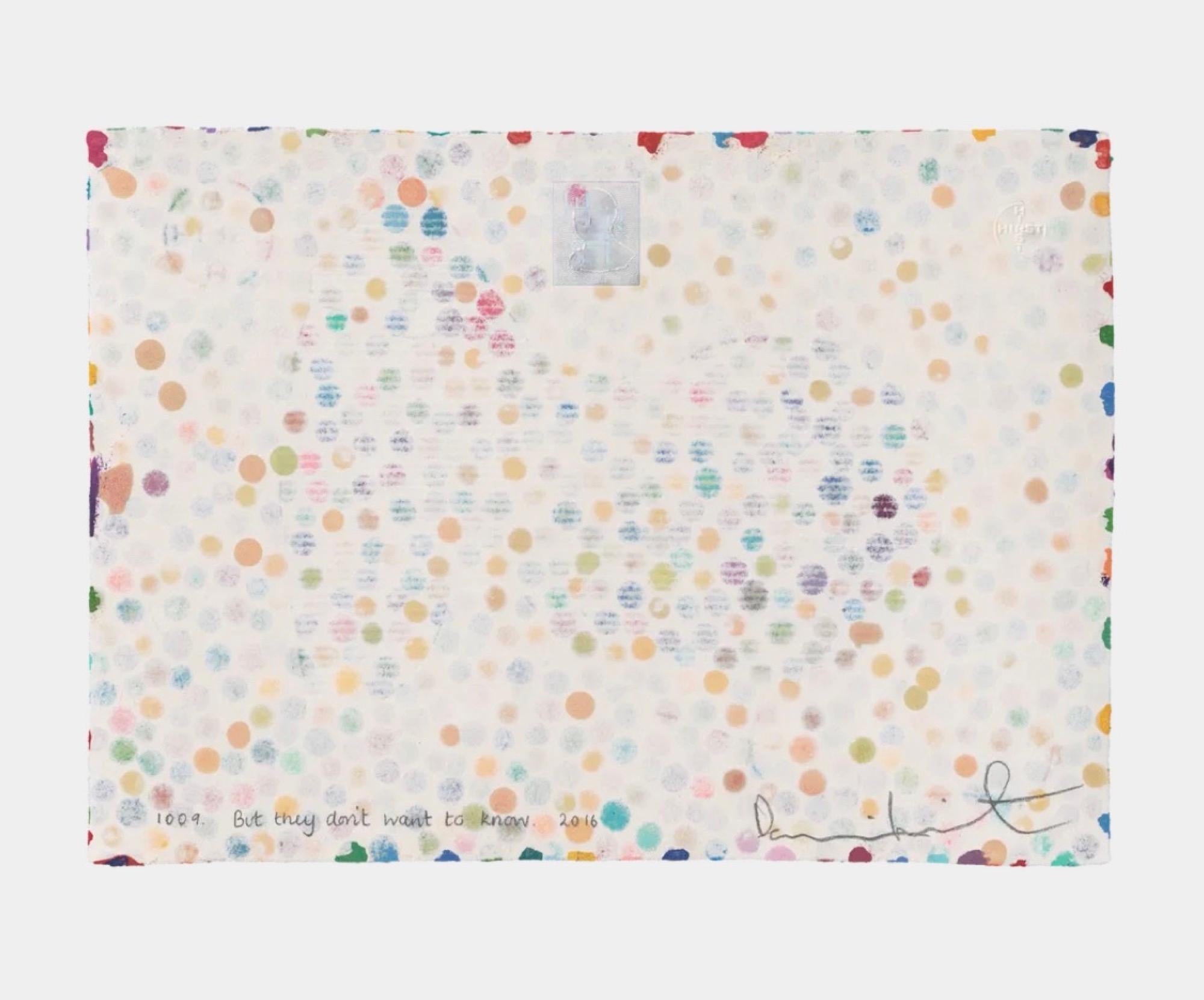 The Currency 1109. Tränen von meiner Haut – Print von Damien Hirst