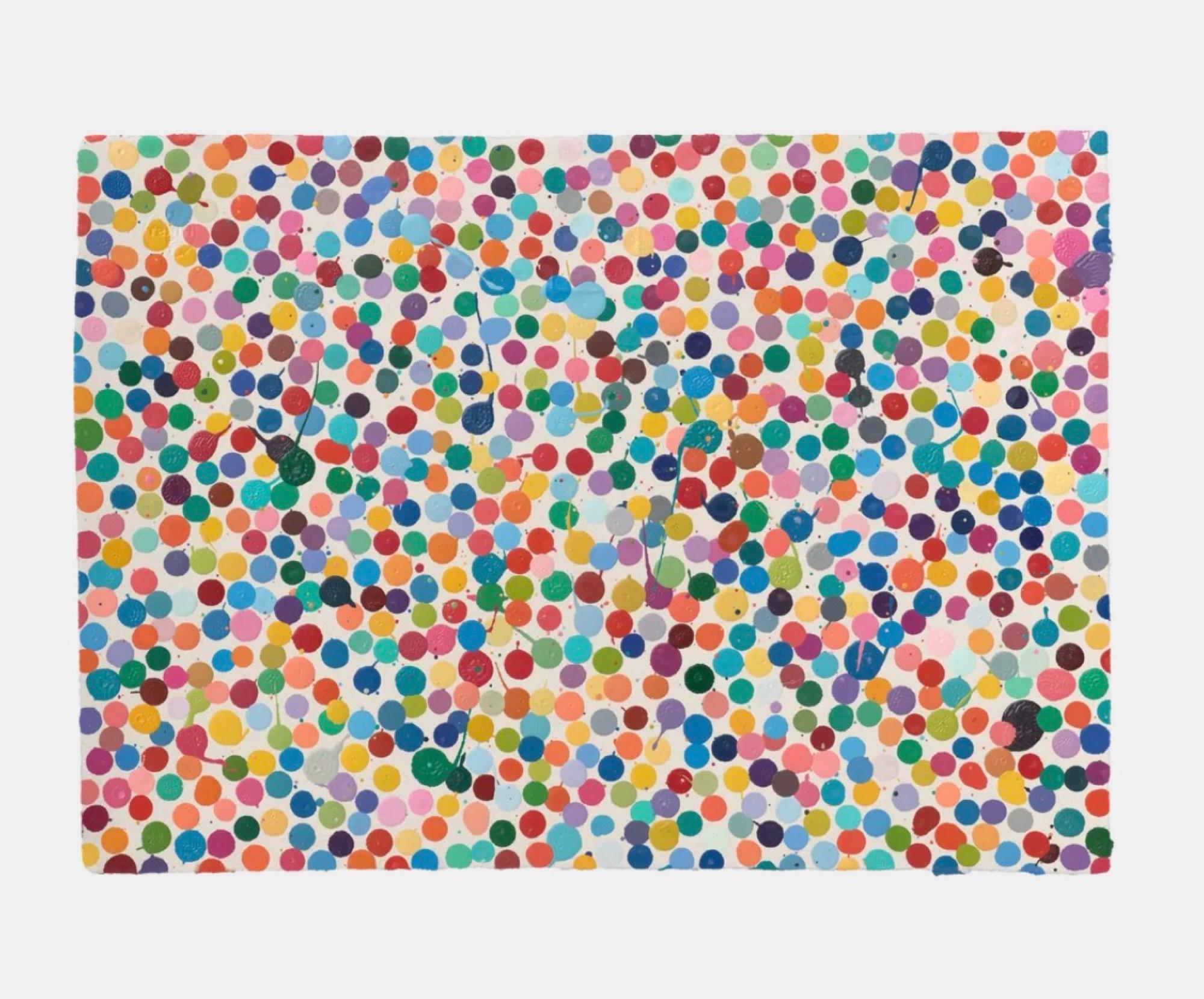 Damien Hirst Abstract Print - The Currency 1462. Feed the king