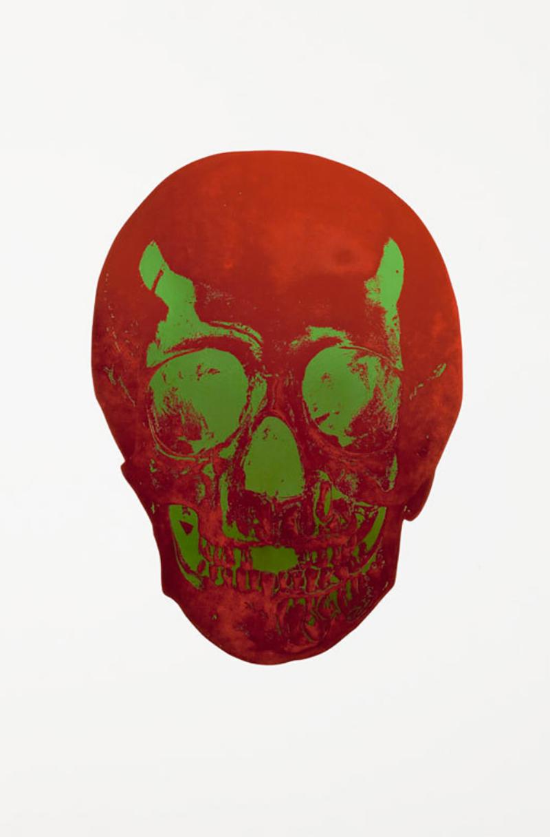The Dead - Chili Red/Lime Green - Print by Damien Hirst
