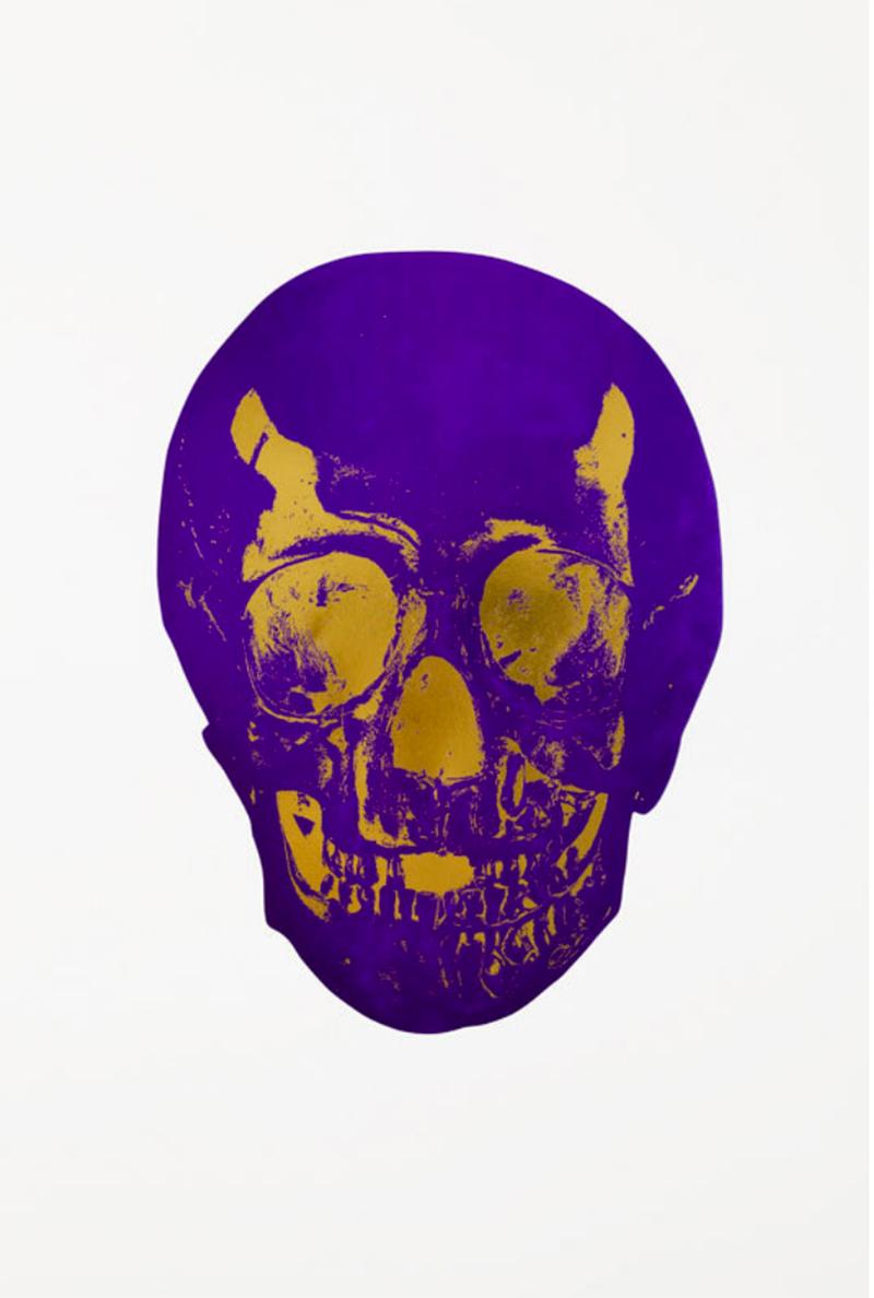 The Dead - Imperial Purple/Oriental Gold - Print by Damien Hirst