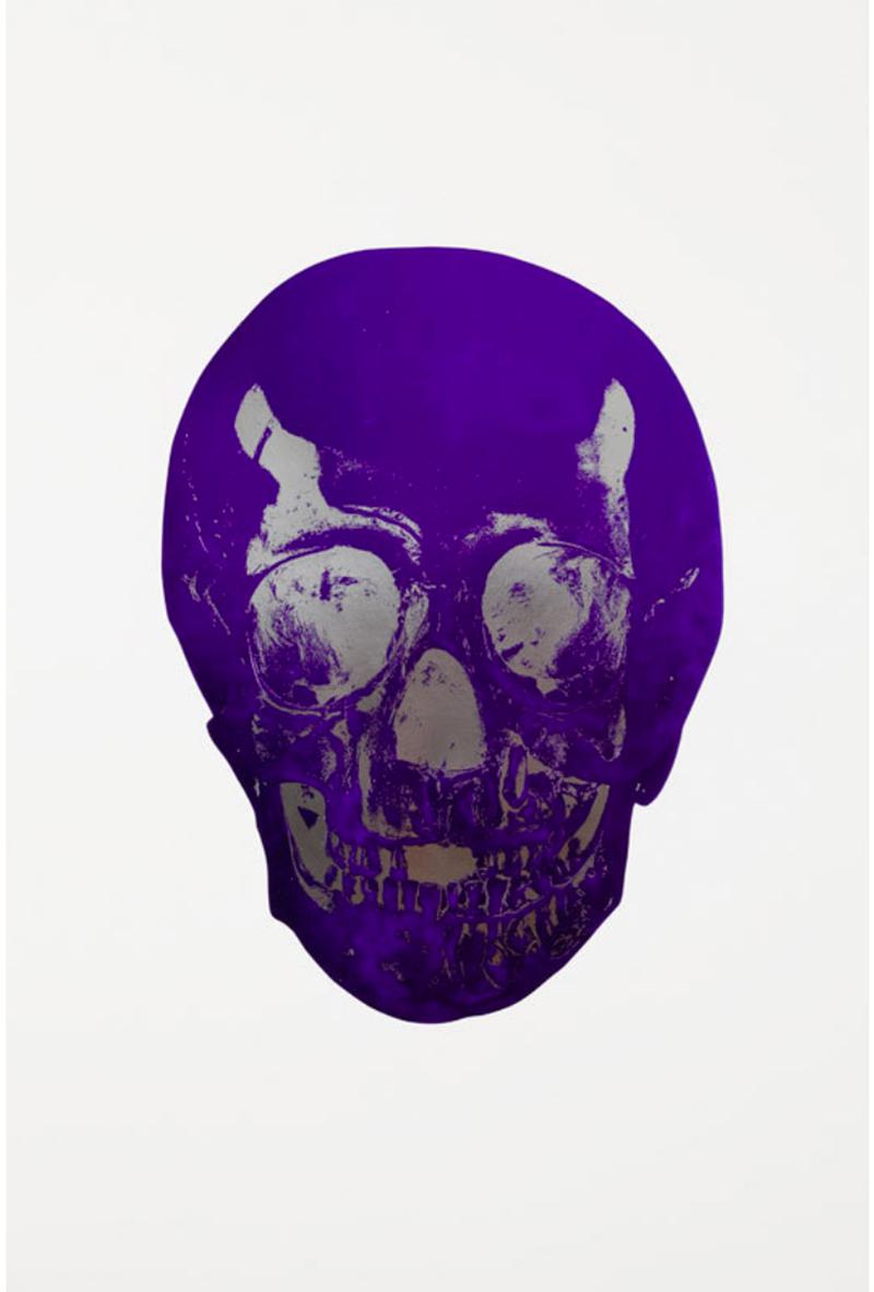 The Dead - Imperial Purple/Silver Gloss - Print by Damien Hirst