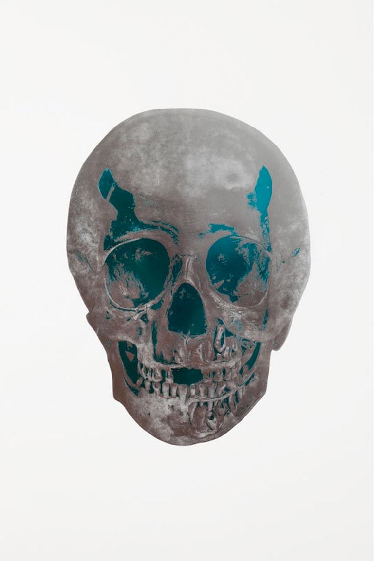 The Dead - Silver Gloss/Topaz - Print by Damien Hirst
