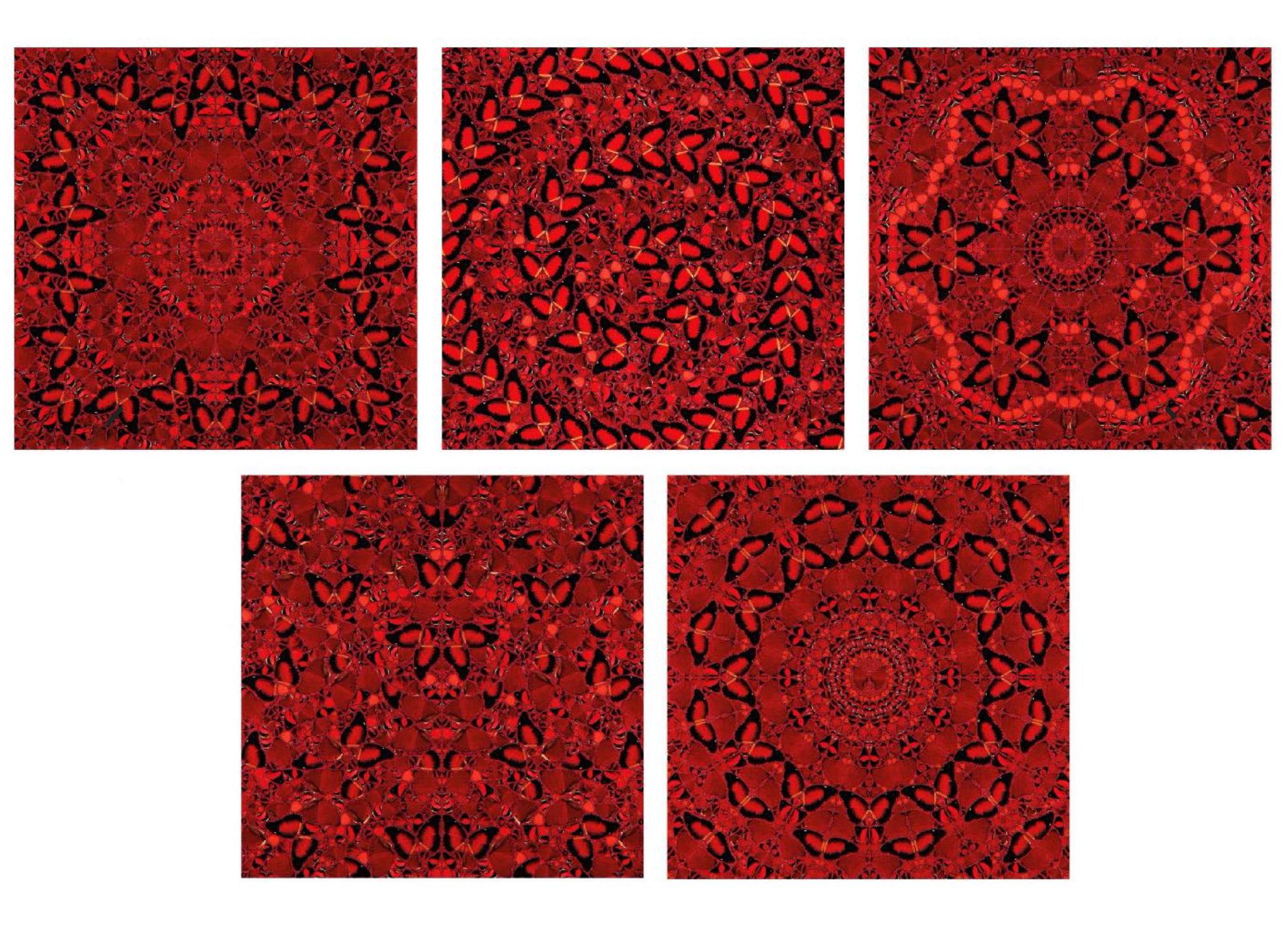 Damien Hirst Abstract Print - The Empresses