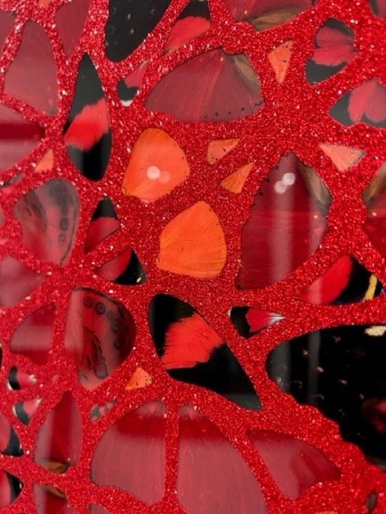 DIE KAISERINNEN - WU ZETIAN (Rot), Abstract Print, von Damien Hirst