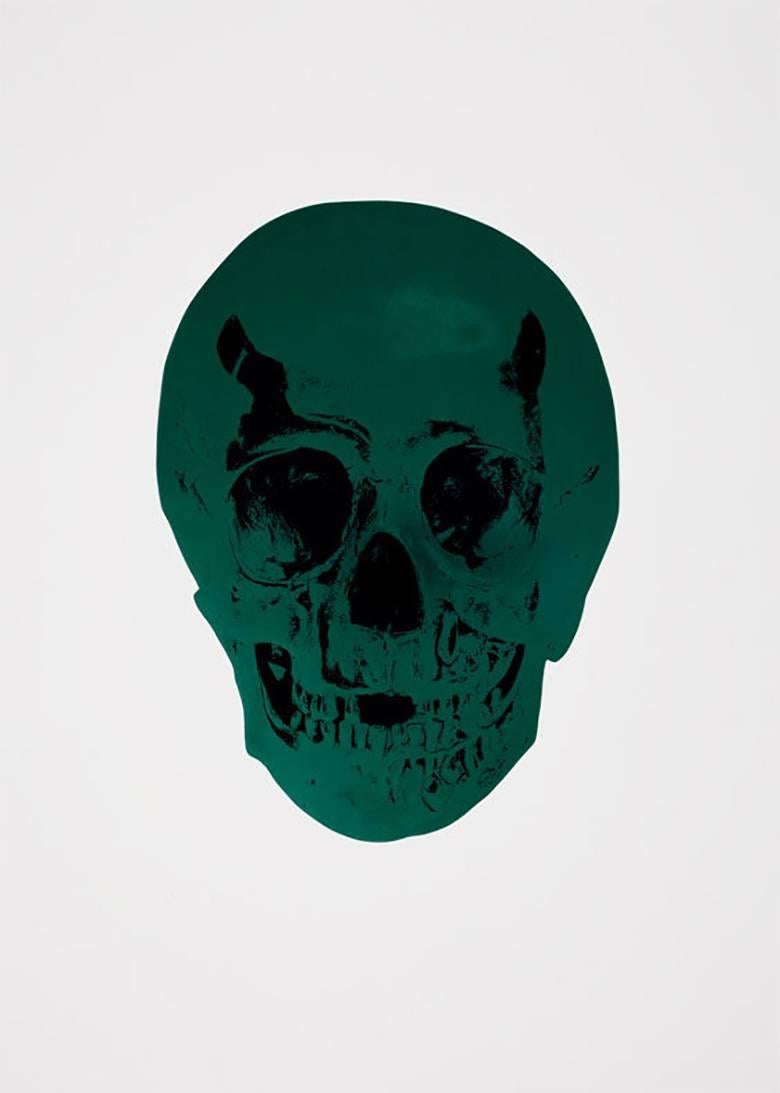 Damien Hirst Figurative Print - The Sick Dead: Racing Green/Raven Black