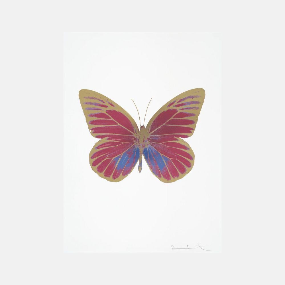 Animal Print de Damien Hirst - El Alma I (Oro Grafito, Topacio, Rojo Guindilla)