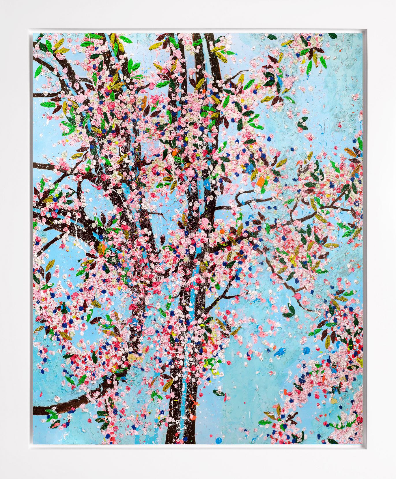 The Virtues 'Courage', Limited Edition 'Cherry Blossom' Landscape - Print by Damien Hirst