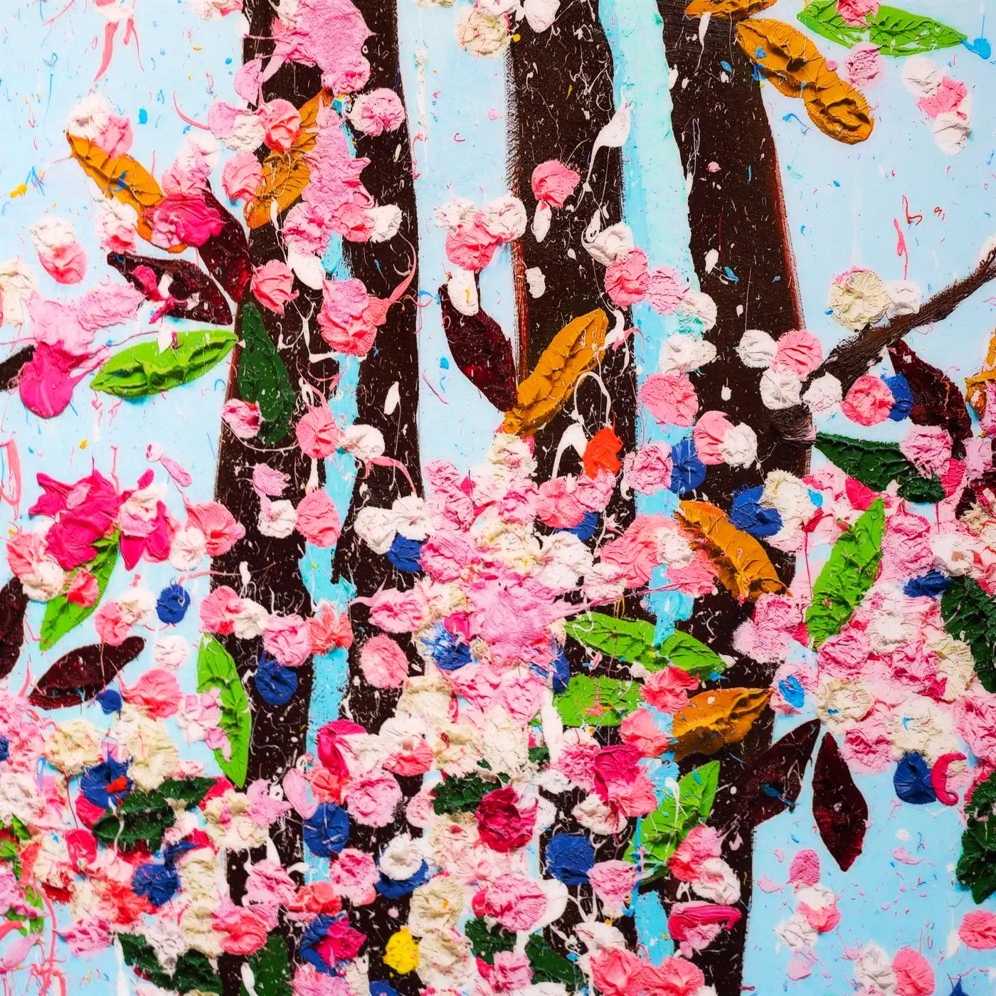 The Virtues 'Courage', Limited Edition 'Cherry Blossom' Landscape - Young British Artists (YBA) Print by Damien Hirst