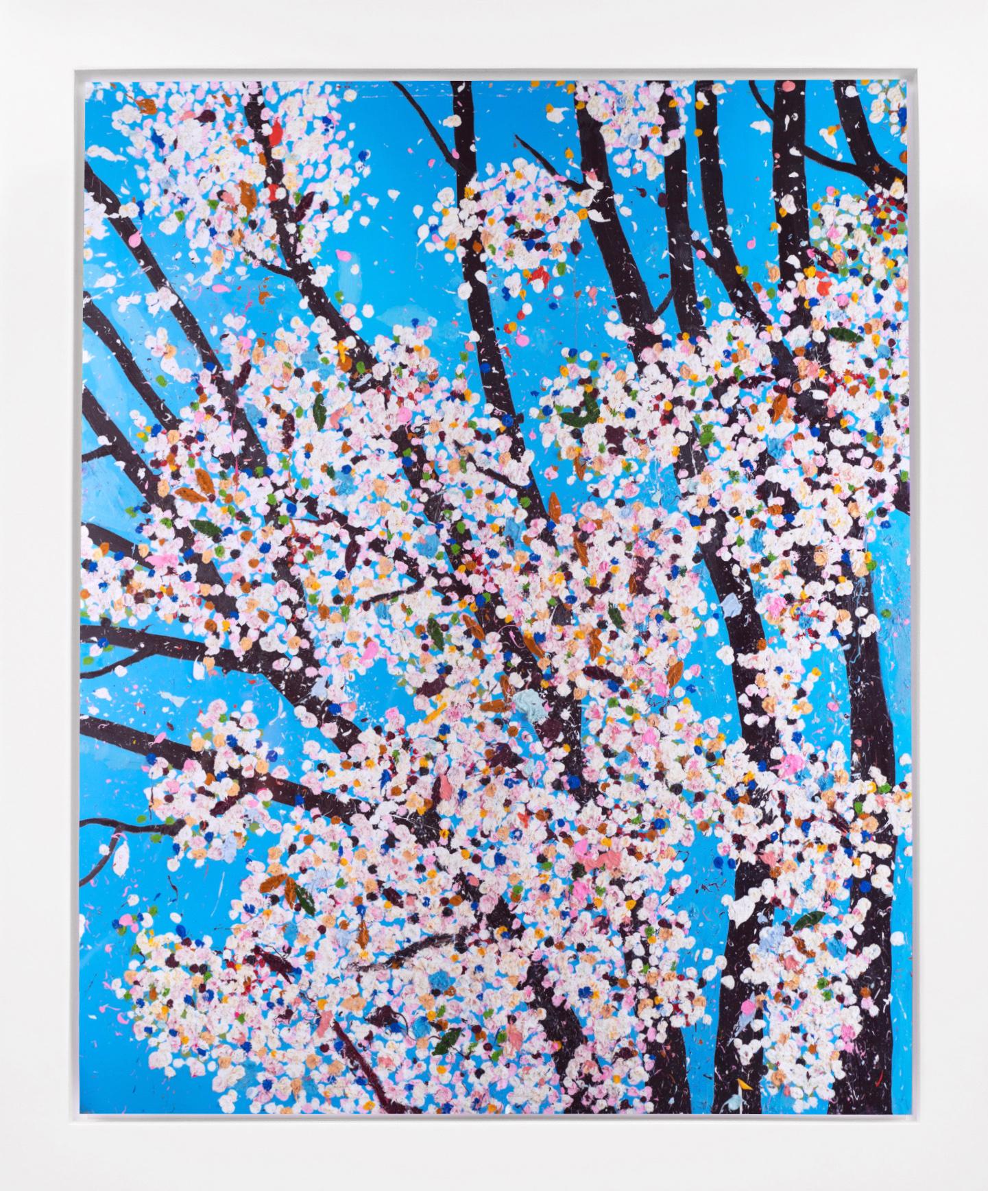 Damien Hirst Abstract Print - The Virtues 'Justice', Limited Edition 'Cherry Blossom' Landscape