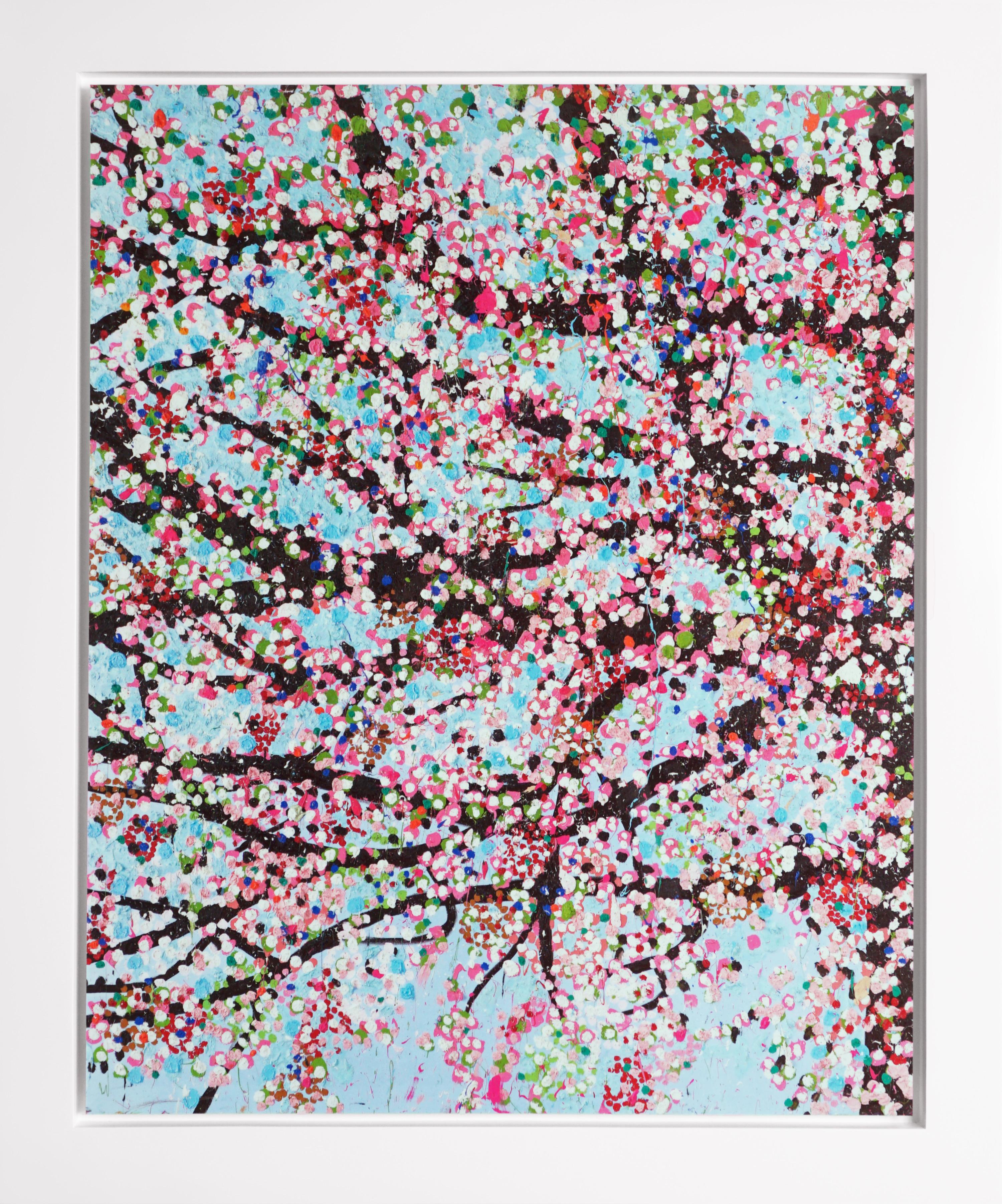 Damien Hirst Abstract Print - The Virtues 'Loyalty', Limited Edition 'Cherry Blossom' Landscape, 2021