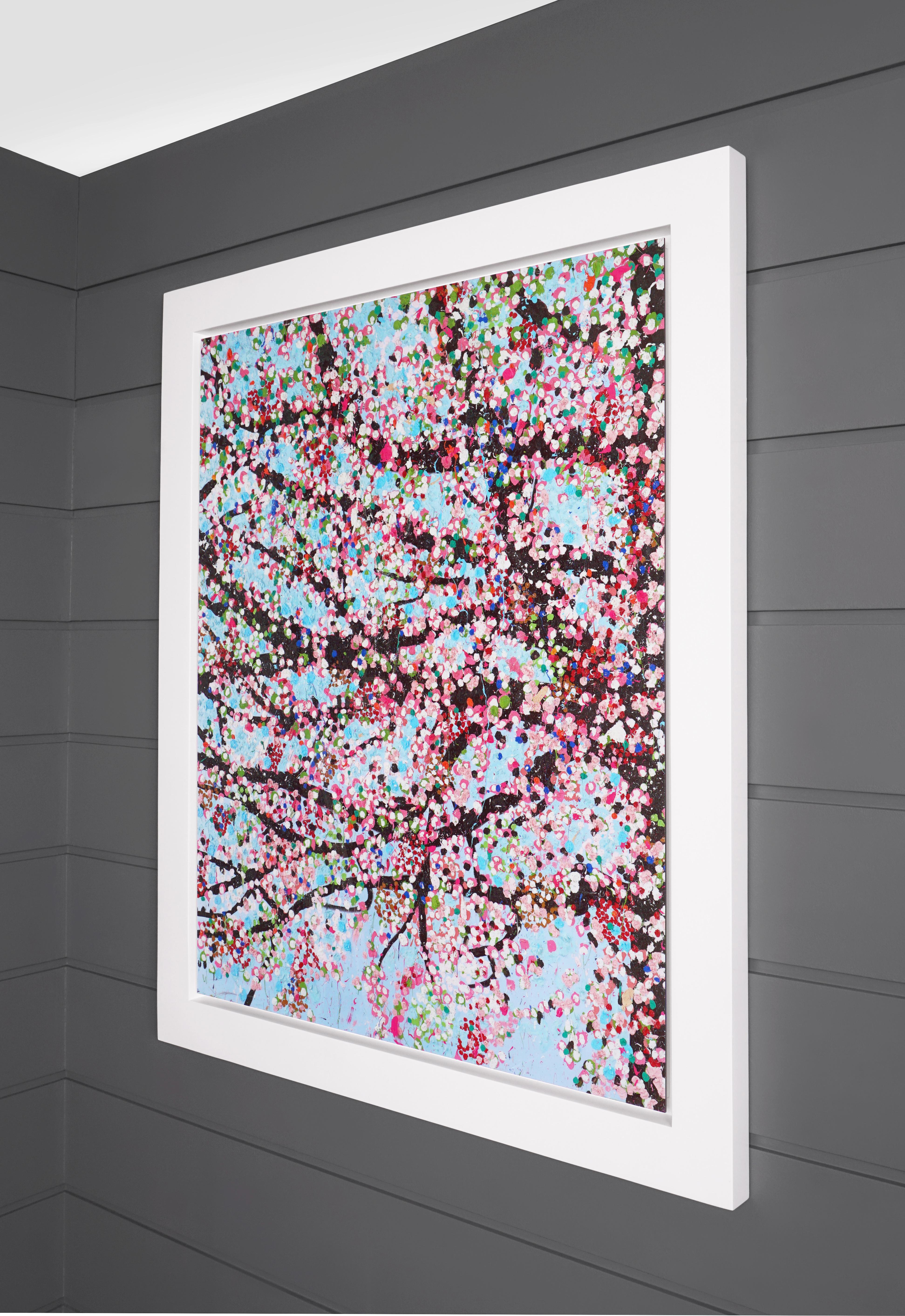 The Virtues 'Loyalty', Limited Edition 'Cherry Blossom' Landscape - Gray Abstract Print by Damien Hirst
