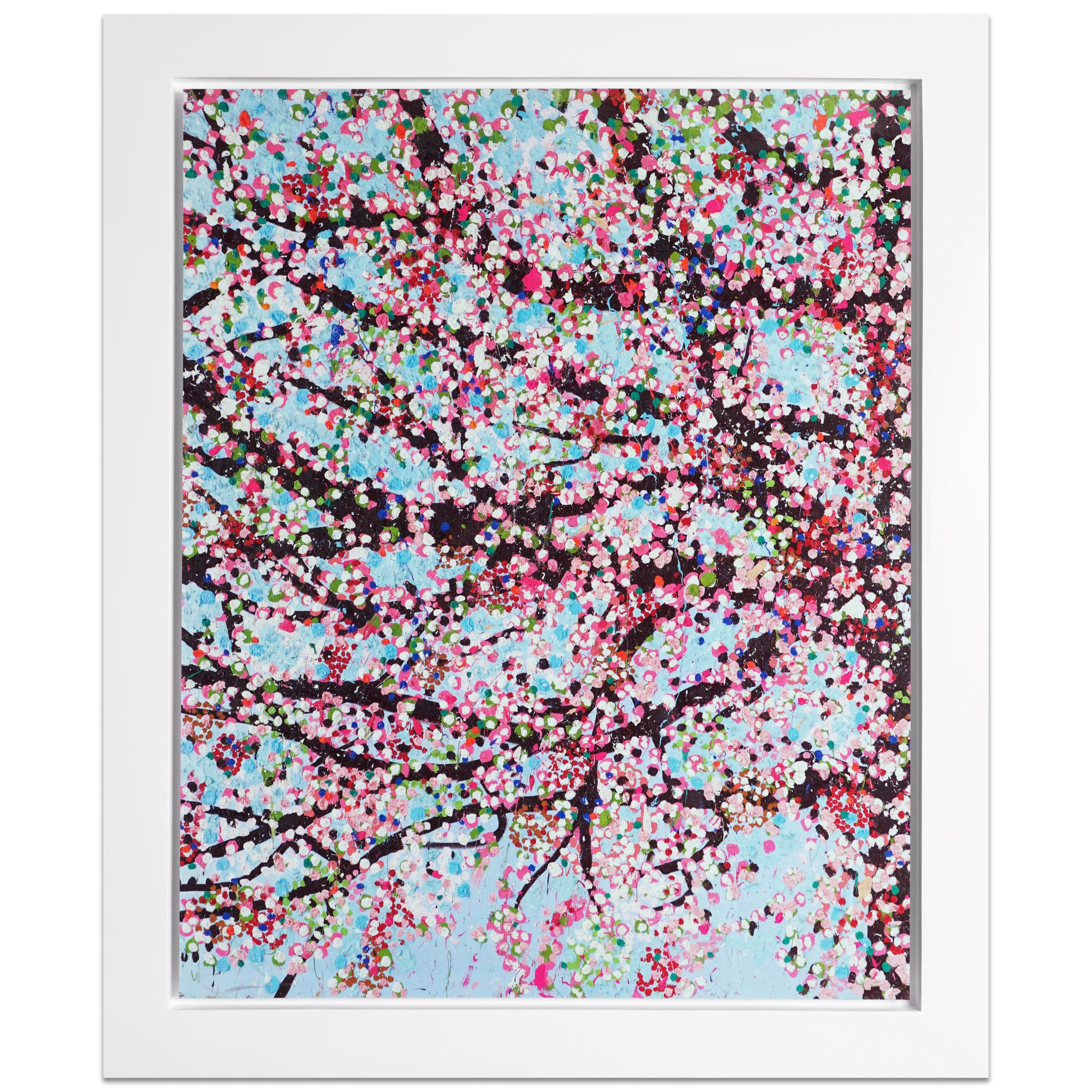 Damien Hirst Abstract Print - The Virtues 'Loyalty', Limited Edition 'Cherry Blossom' Landscape