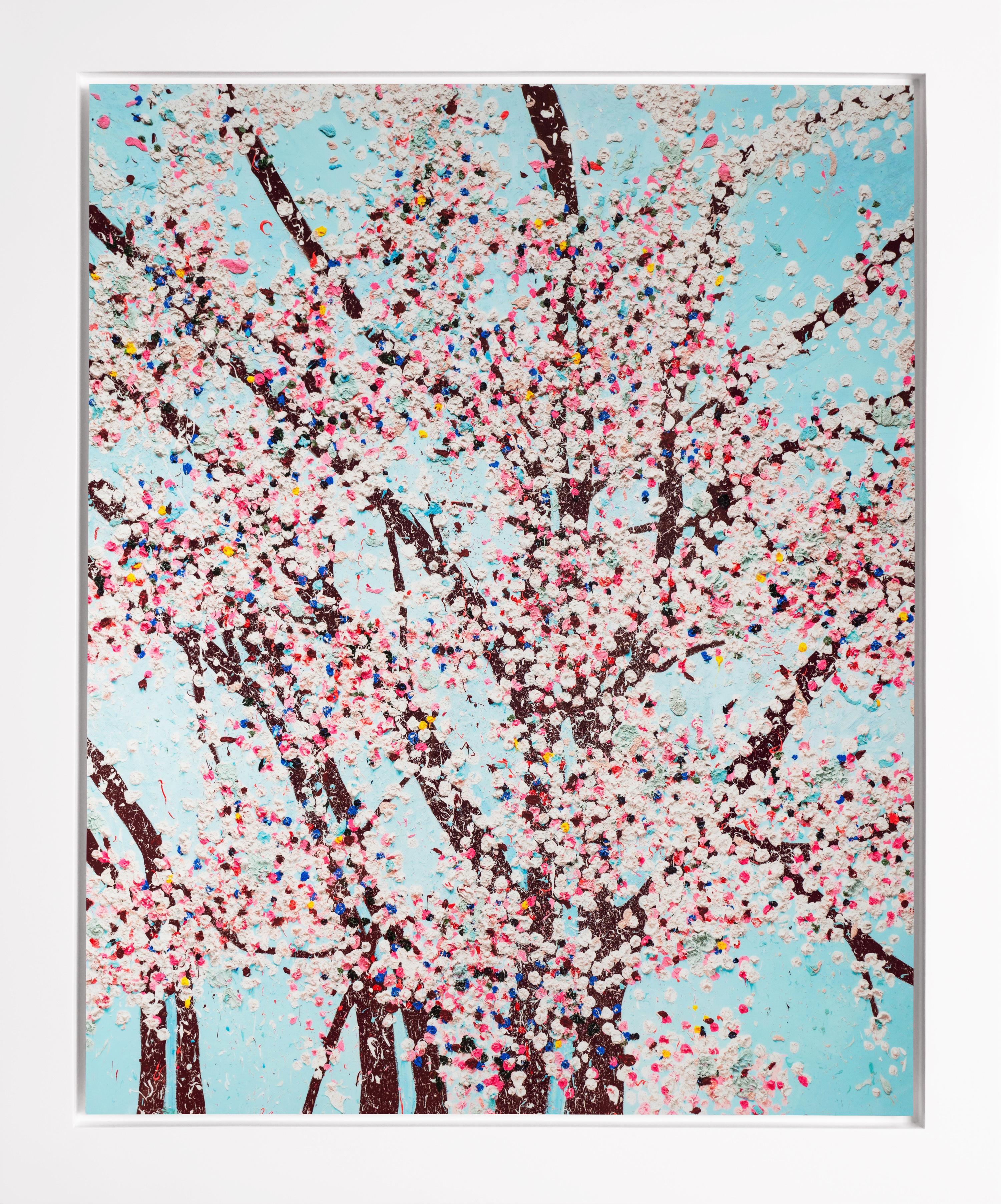 Damien Hirst Landscape Print - The Virtues 'Mercy', Limited Edition 'Cherry Blossom' Landscape, 2021