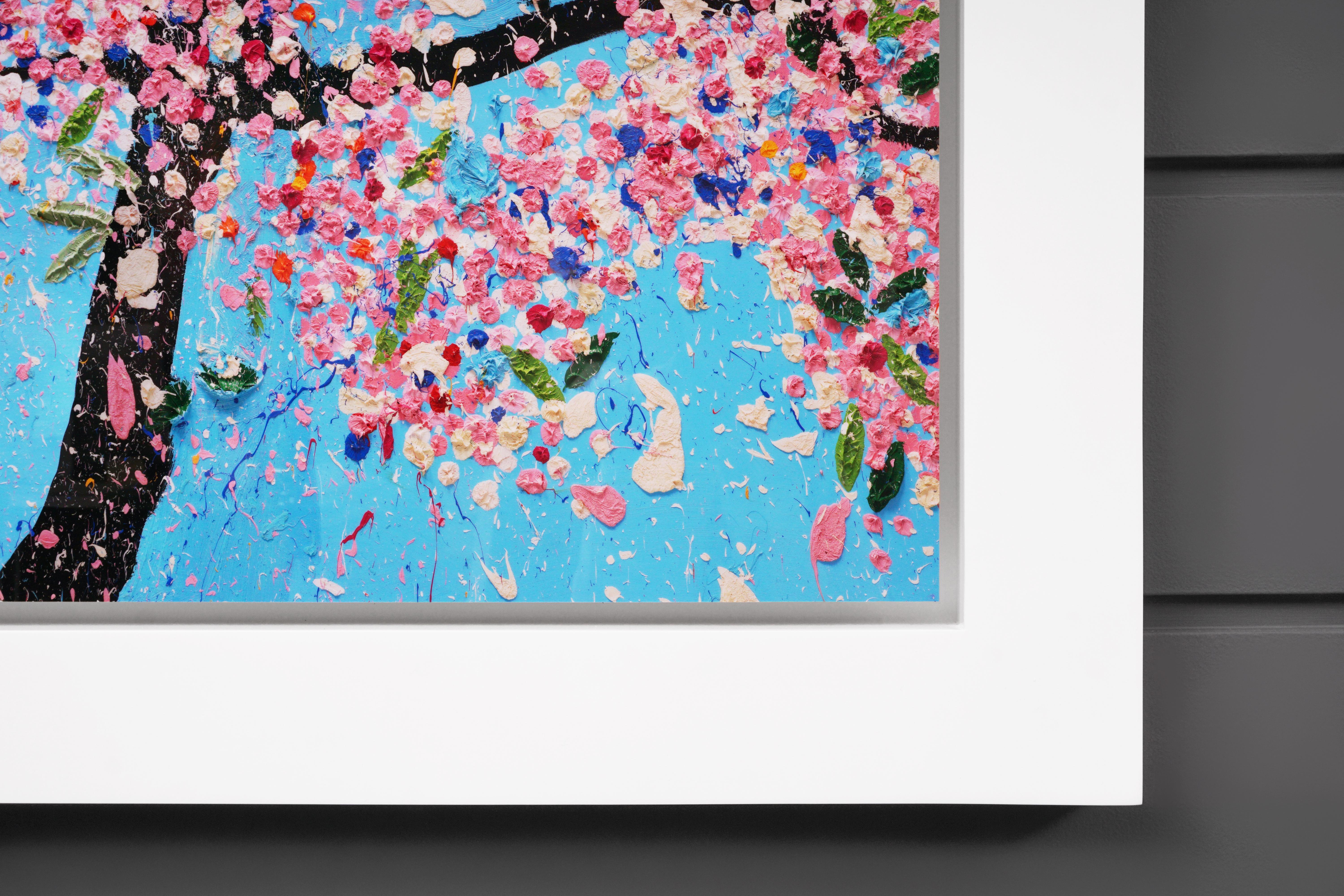 The Virtues 'Politeness', Limited Edition 'Cherry Blossom' Landscape, 2021 - Gray Print by Damien Hirst