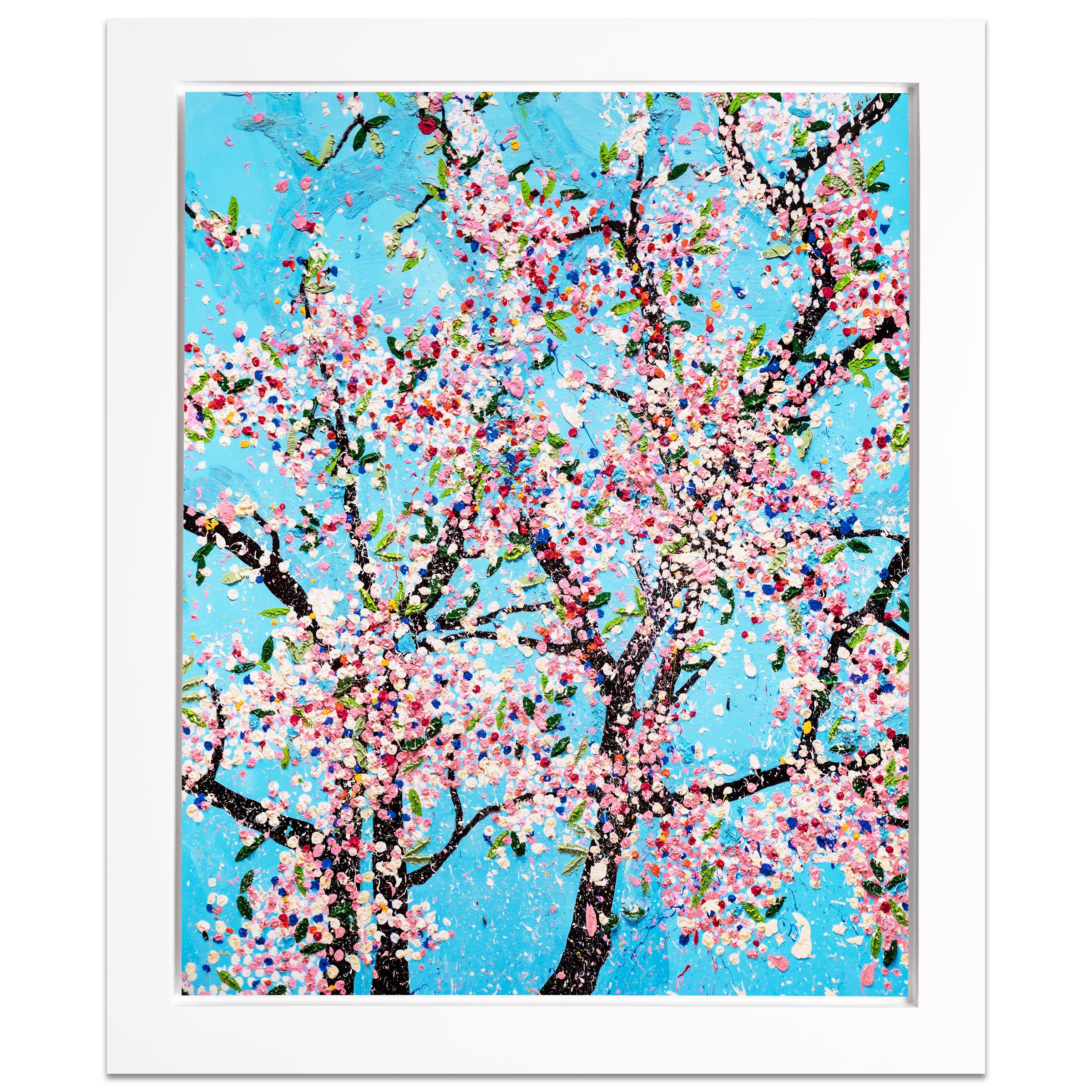 Damien Hirst Print - The Virtues 'Politeness', Limited Edition 'Cherry Blossom' Landscape, 2021