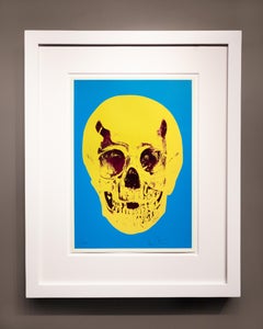 'Till Death Do Us Part Skull (Blue/Yellow/Red)