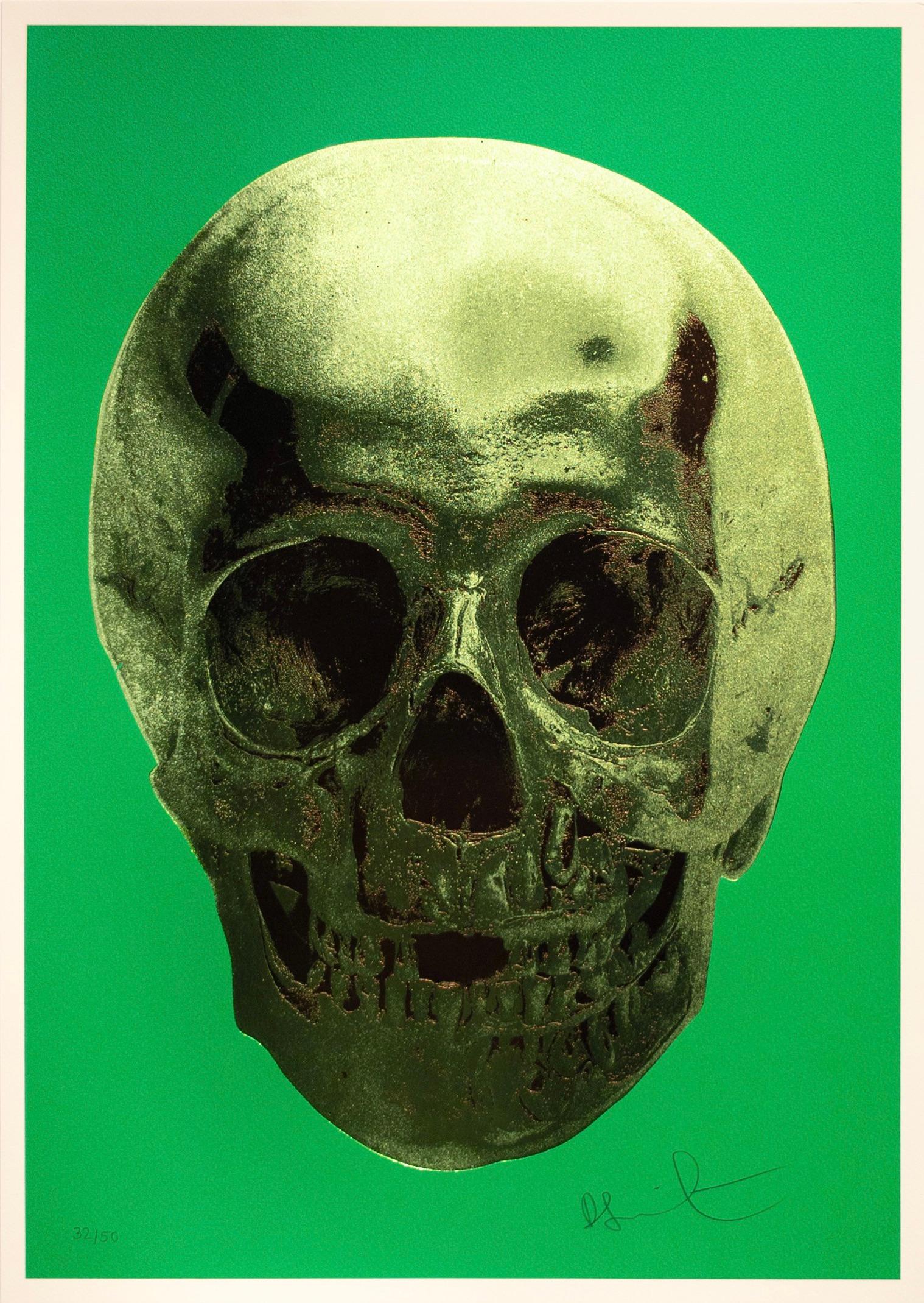 'Till Death Do Us Part Skull (Green/Brown) For Sale 2
