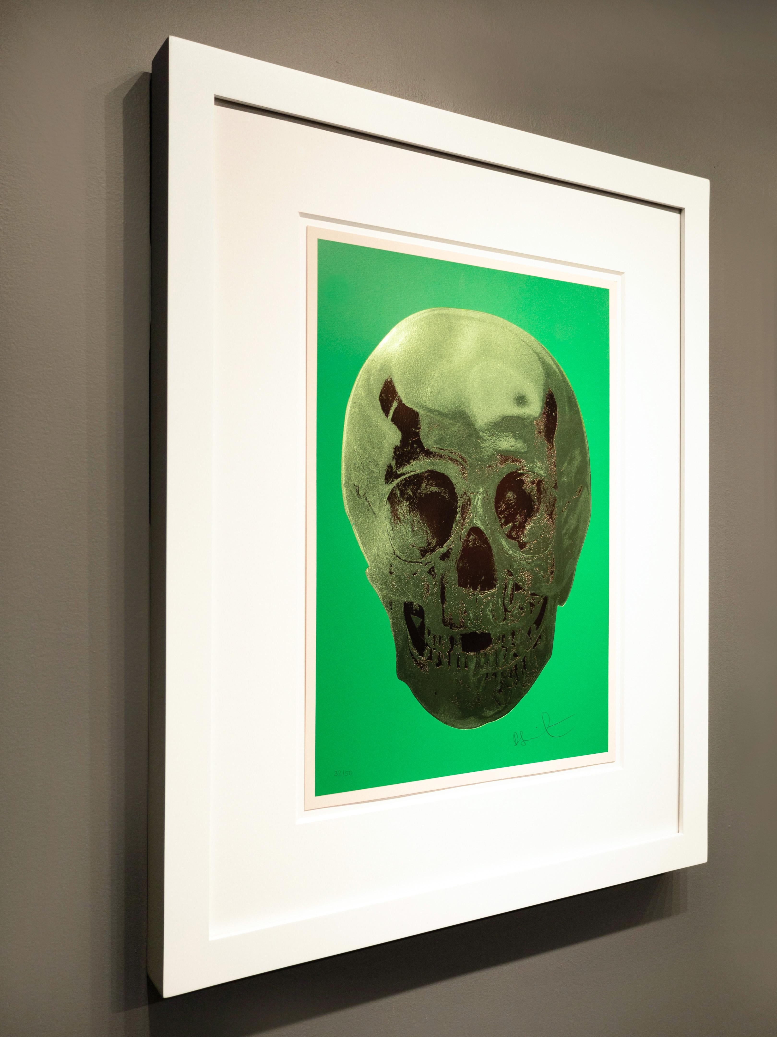 'Till Death Do Us Part Skull (Green/Brown) For Sale 3