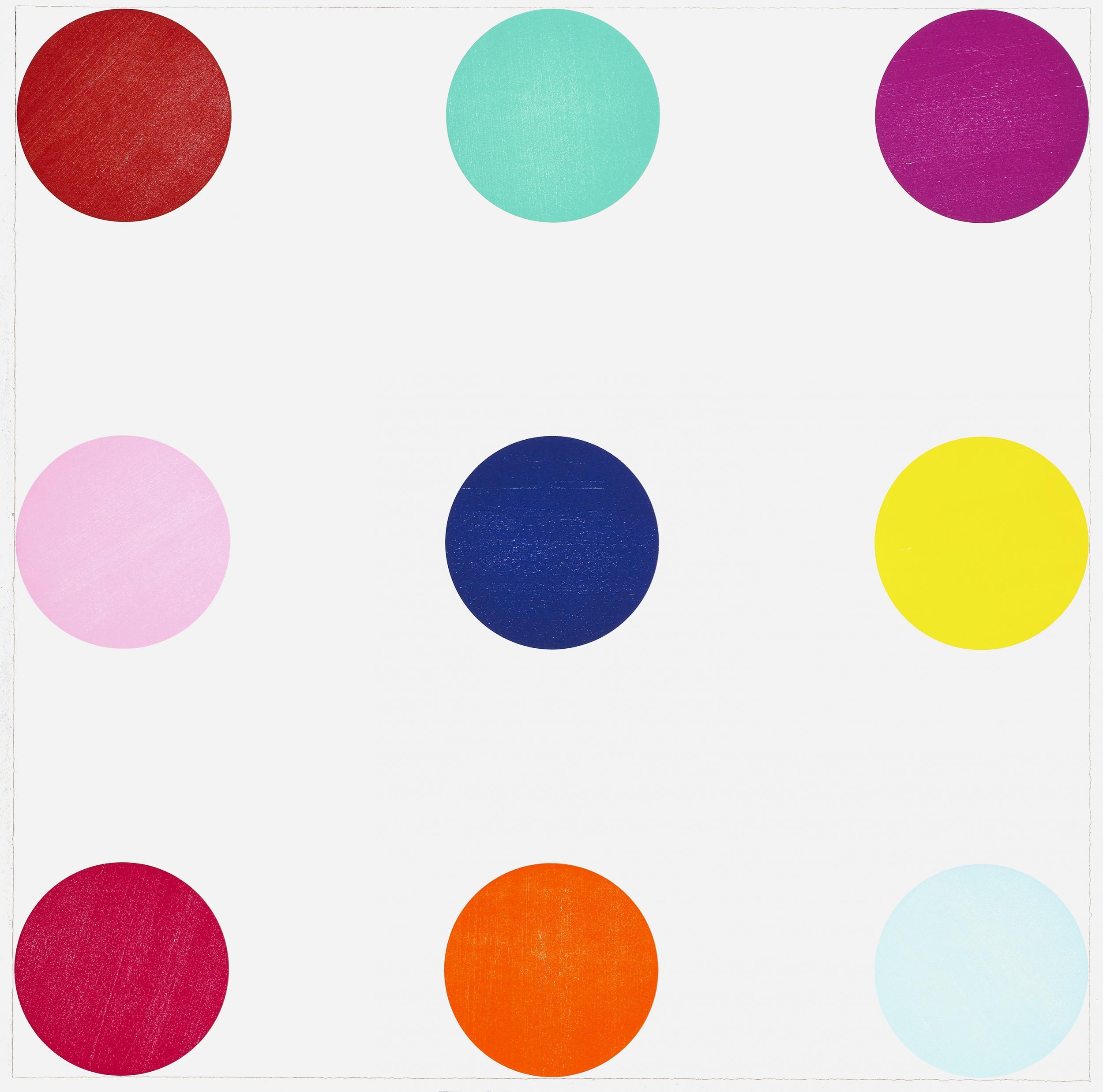 Damien Hirst Abstract Print - Tryptophan