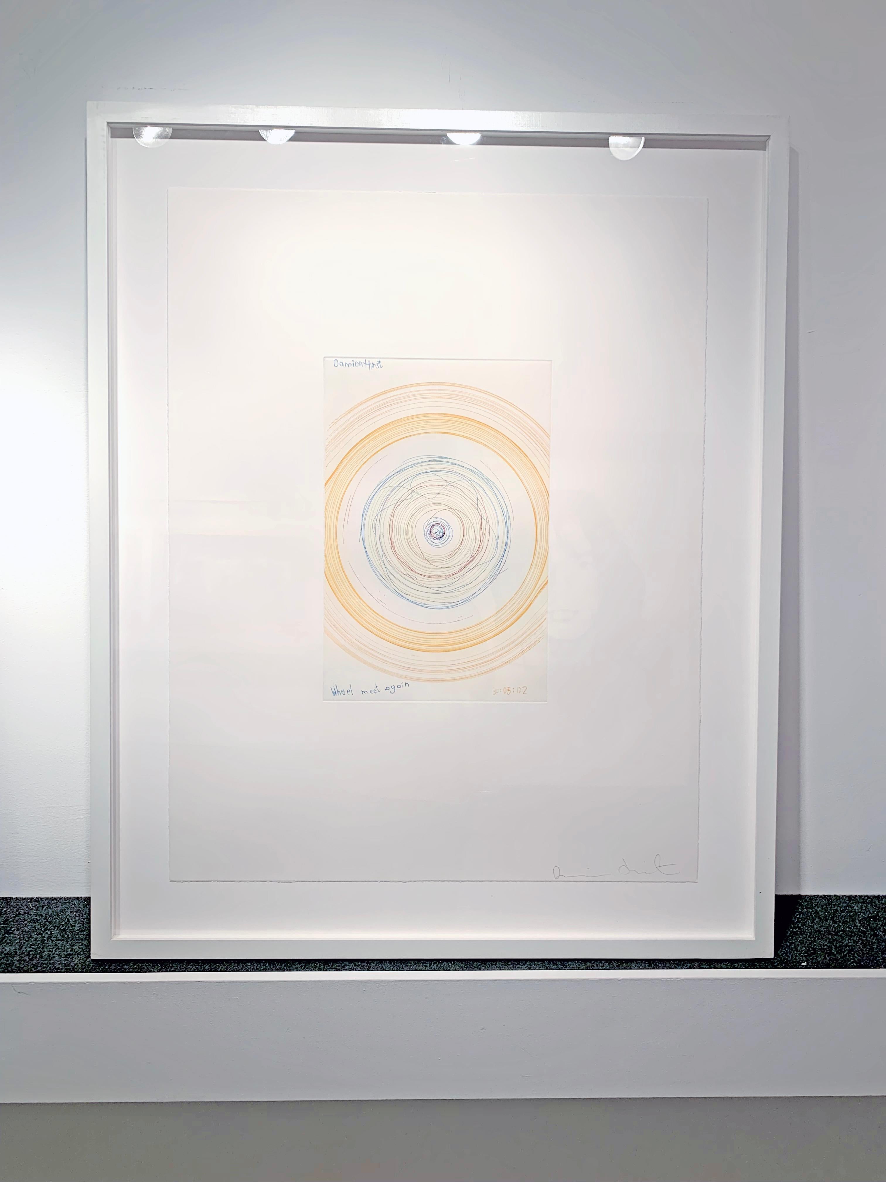 Wheel Meet Again  - Contemporary Print by Damien Hirst