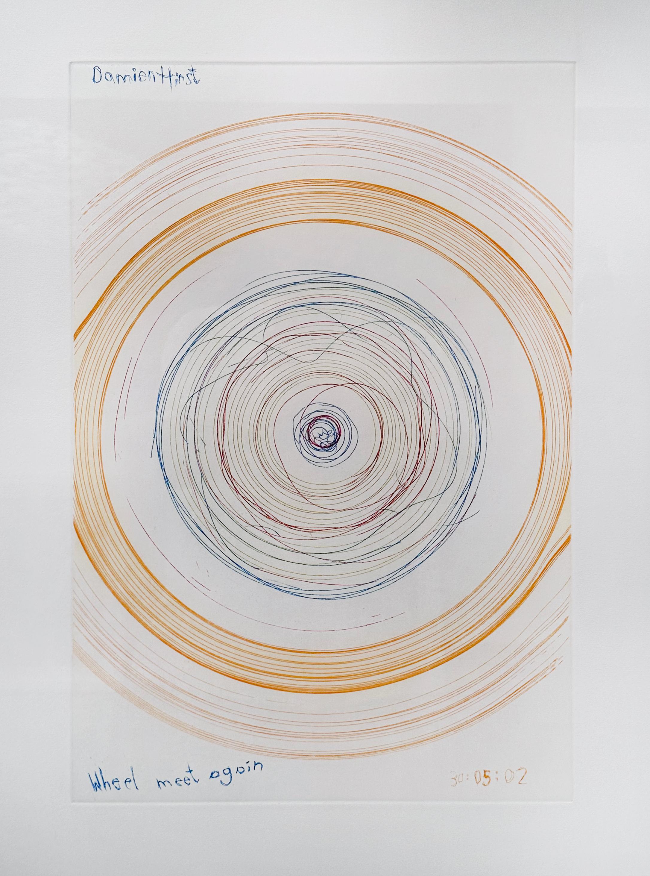 Wheel Meet Again  - Print by Damien Hirst