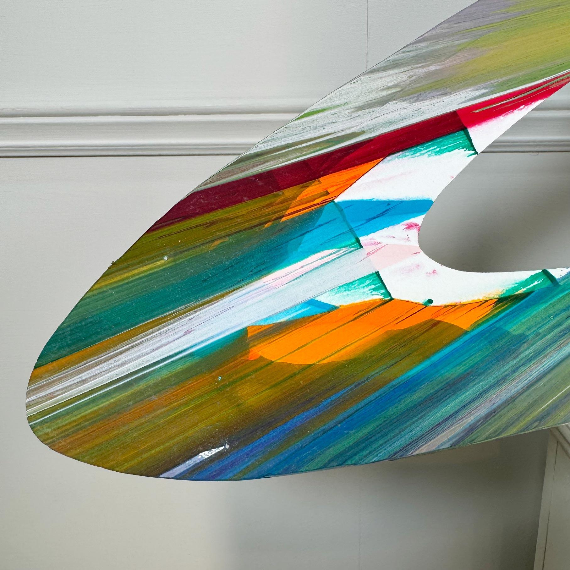 XXI secolo e contemporaneo Damien Hirst Saturn Spin Painting Firmato sul retro e con il timbro cieco di Hirst in vendita