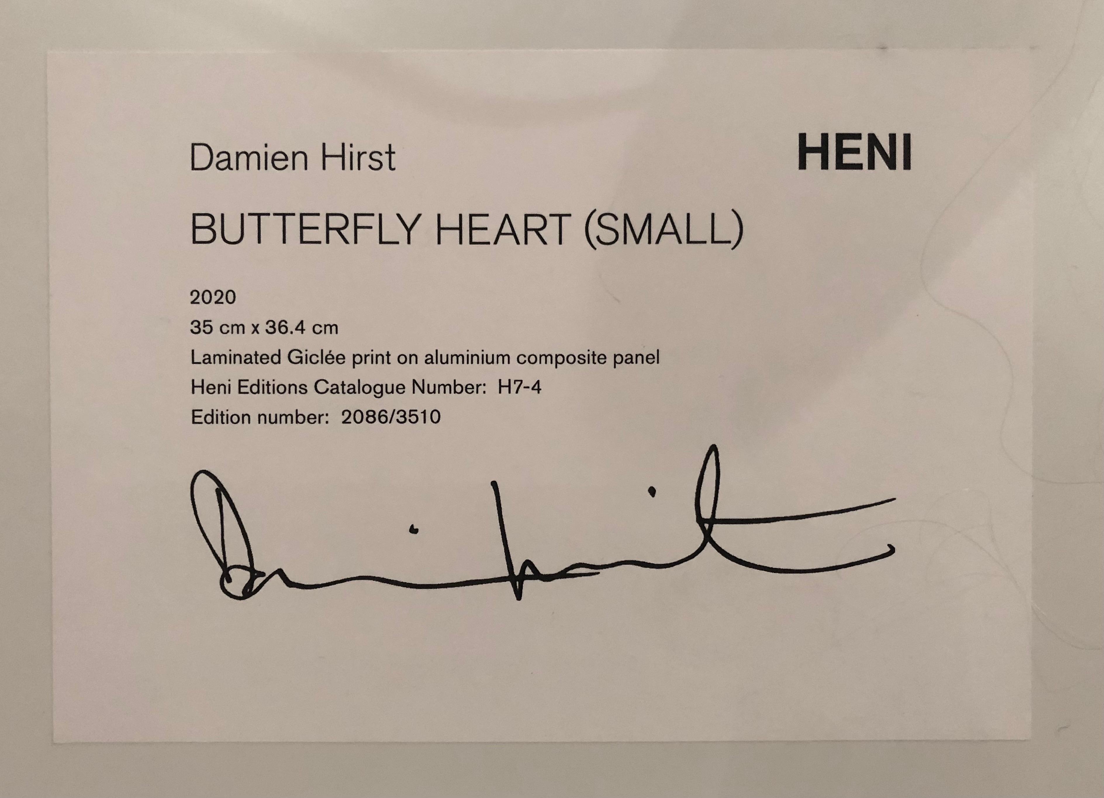 Coeur de papillon - Contemporain Sculpture par Damien Hirst