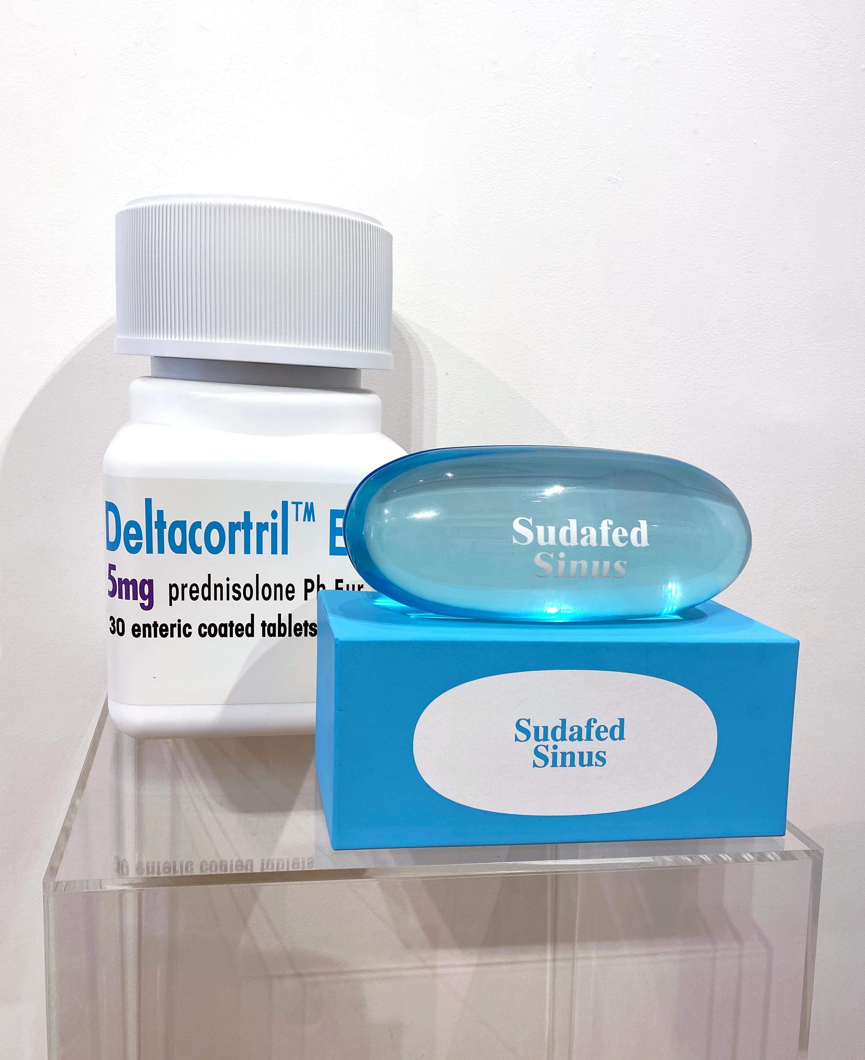 Deltacortril Enteric 5mg 30 enteric coated tablets - Young British Artists (YBA) Sculpture by Damien Hirst