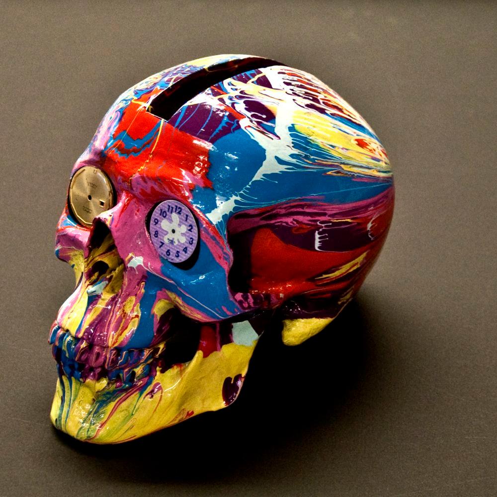 The Hours Spin Skull 2009, Sculpture, Damien Hirst, YBAs, Contemporary Art 2