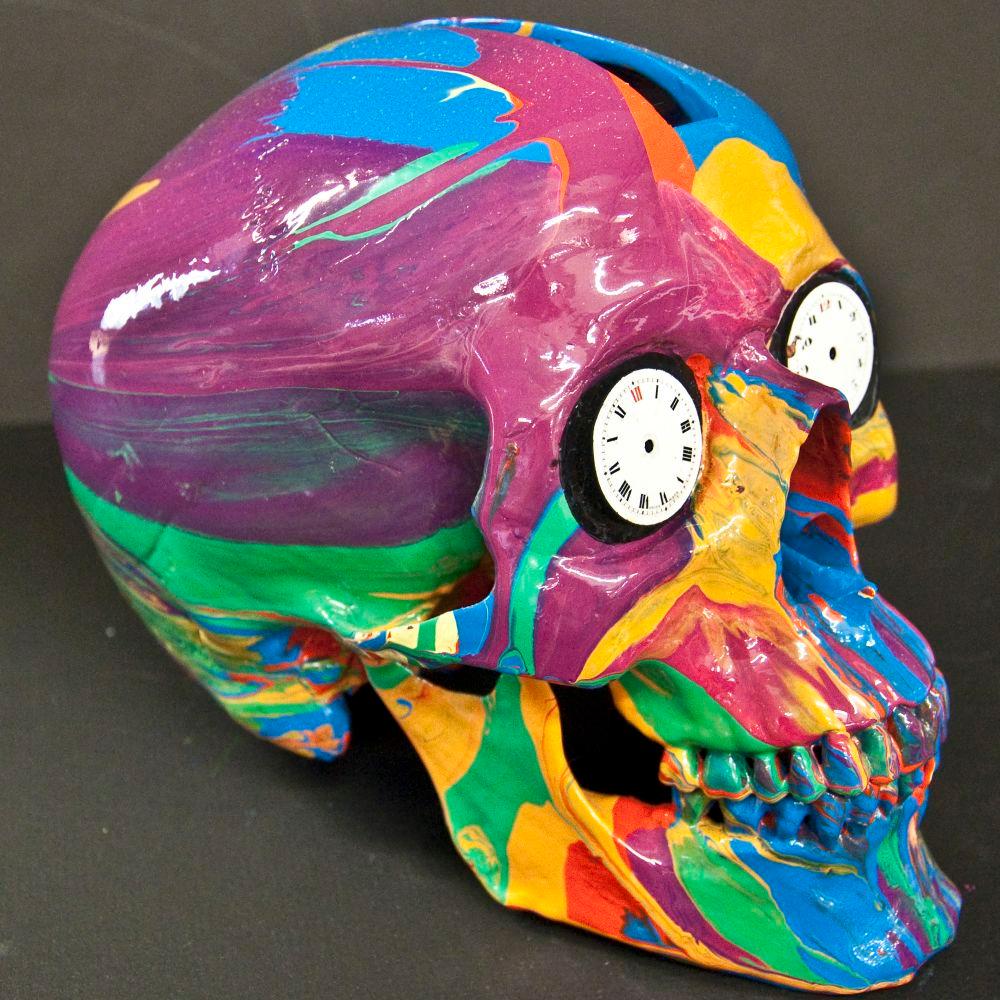The Hours Spin Skull 2009, Sculpture, Damien Hirst, YBAs, Contemporary Art For Sale 4