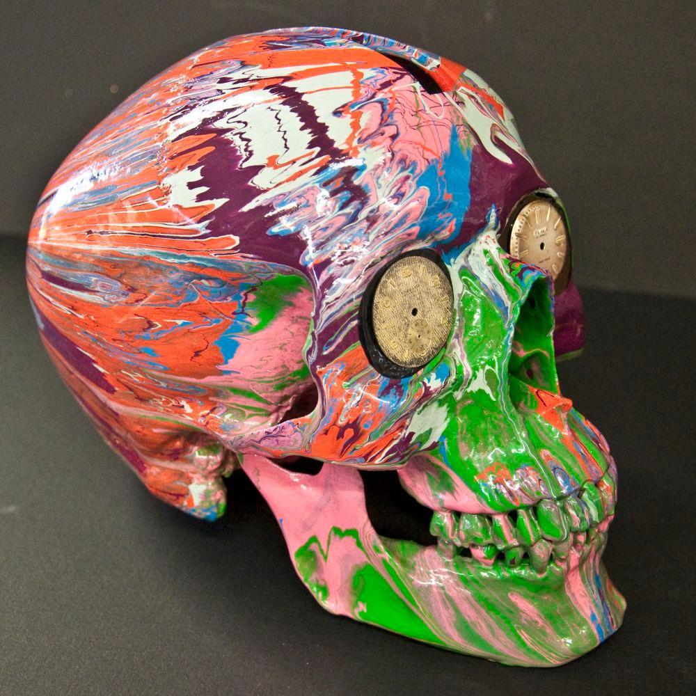 The Hours Spin Skull 2009, Sculpture, Damien Hirst, YBAs, Contemporary Art 2