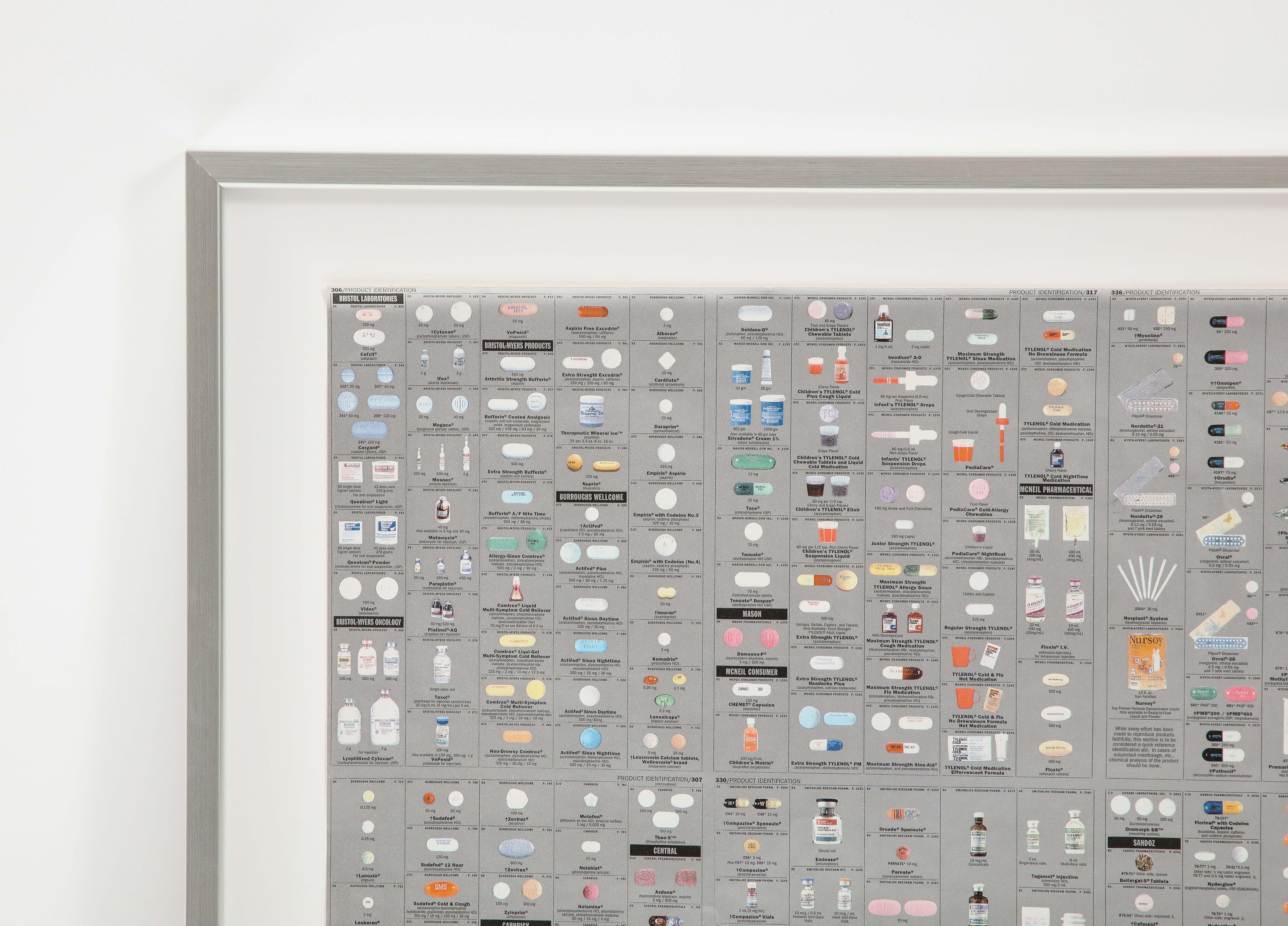 English Damien Hirst Silver Metallic 