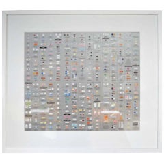 Damien Hirst Silver "Pharmacy" Wallpaper