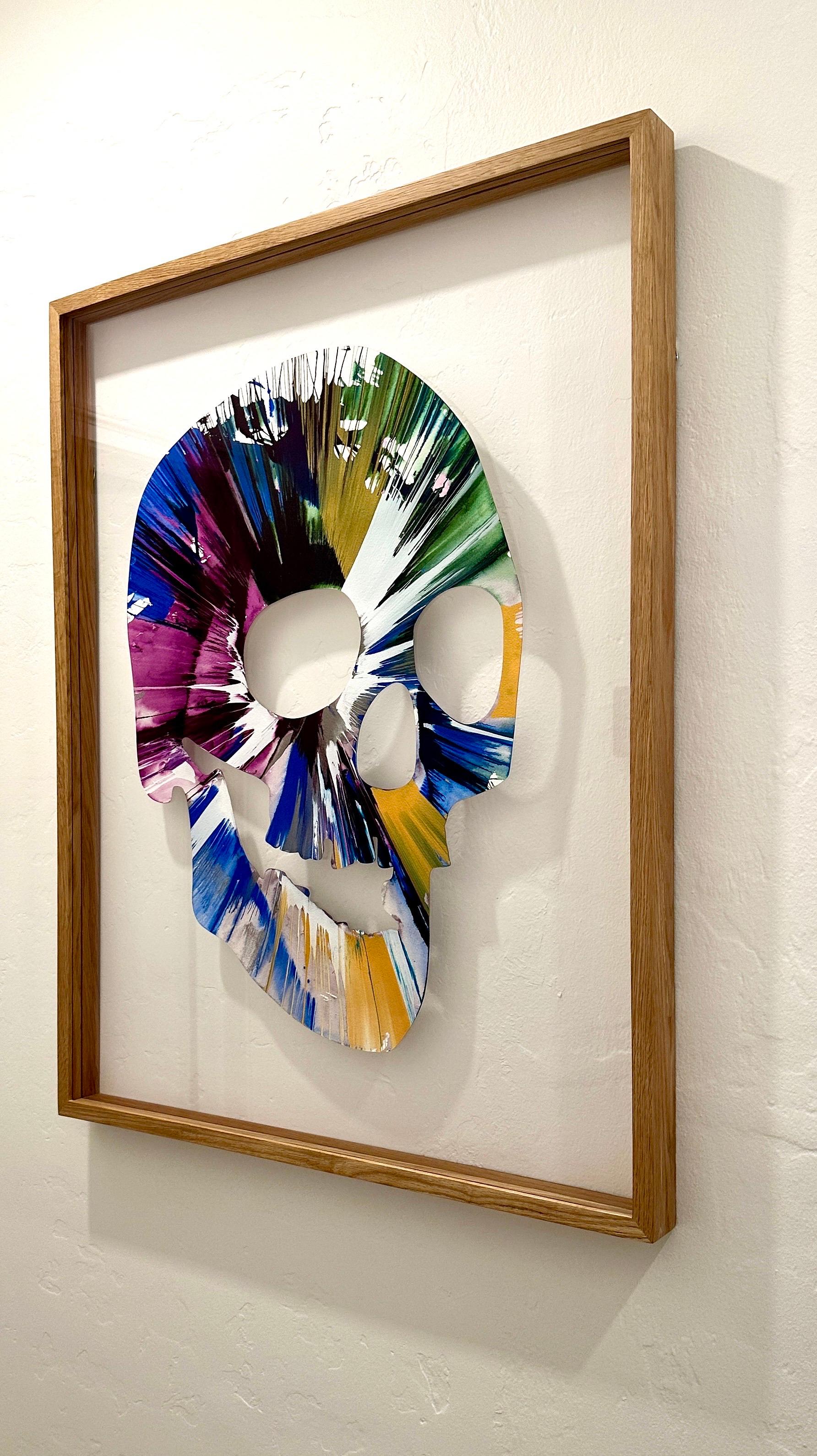 Damien Hirst Skull Spin Painting (Created at Damien Hirst Spin Workshop), 2009 For Sale 2