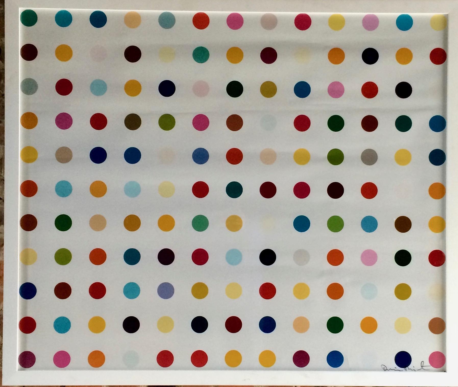 Anglais Damien Hirst absorbe du diéthylamide d'acide lysergique (LSD):: 2000